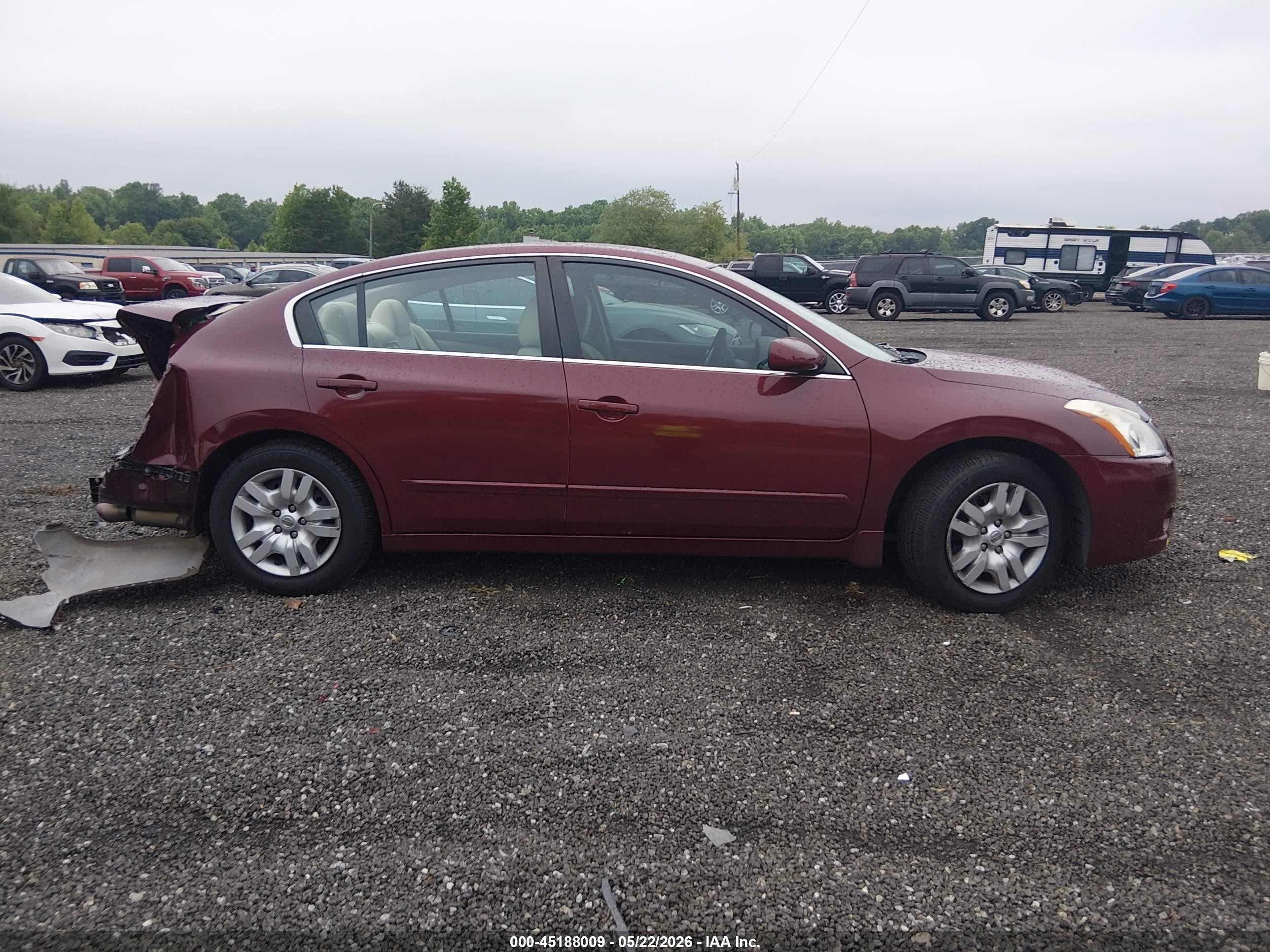 2012 Nissan Altima 2.5 S Burgundy vin: 1N4AL2AP6CC217368