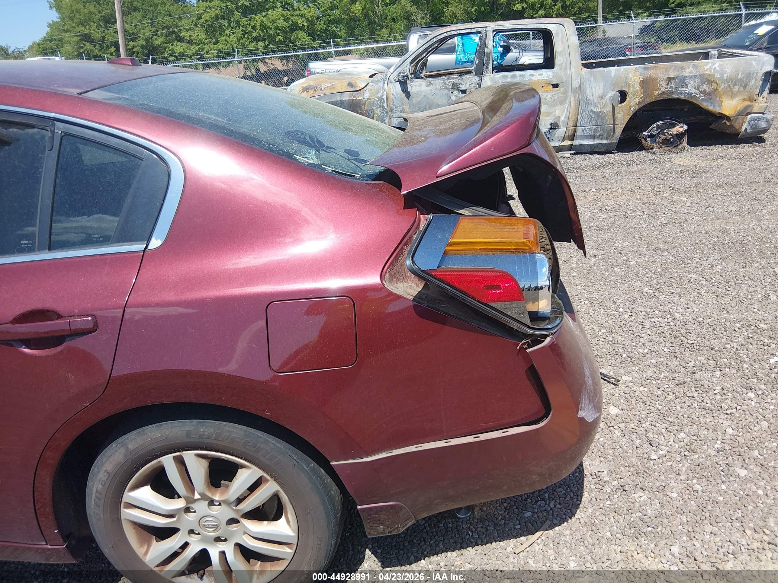 2012 Nissan Altima 2.5 S Красный vin: 1N4AL2AP6CC223705
