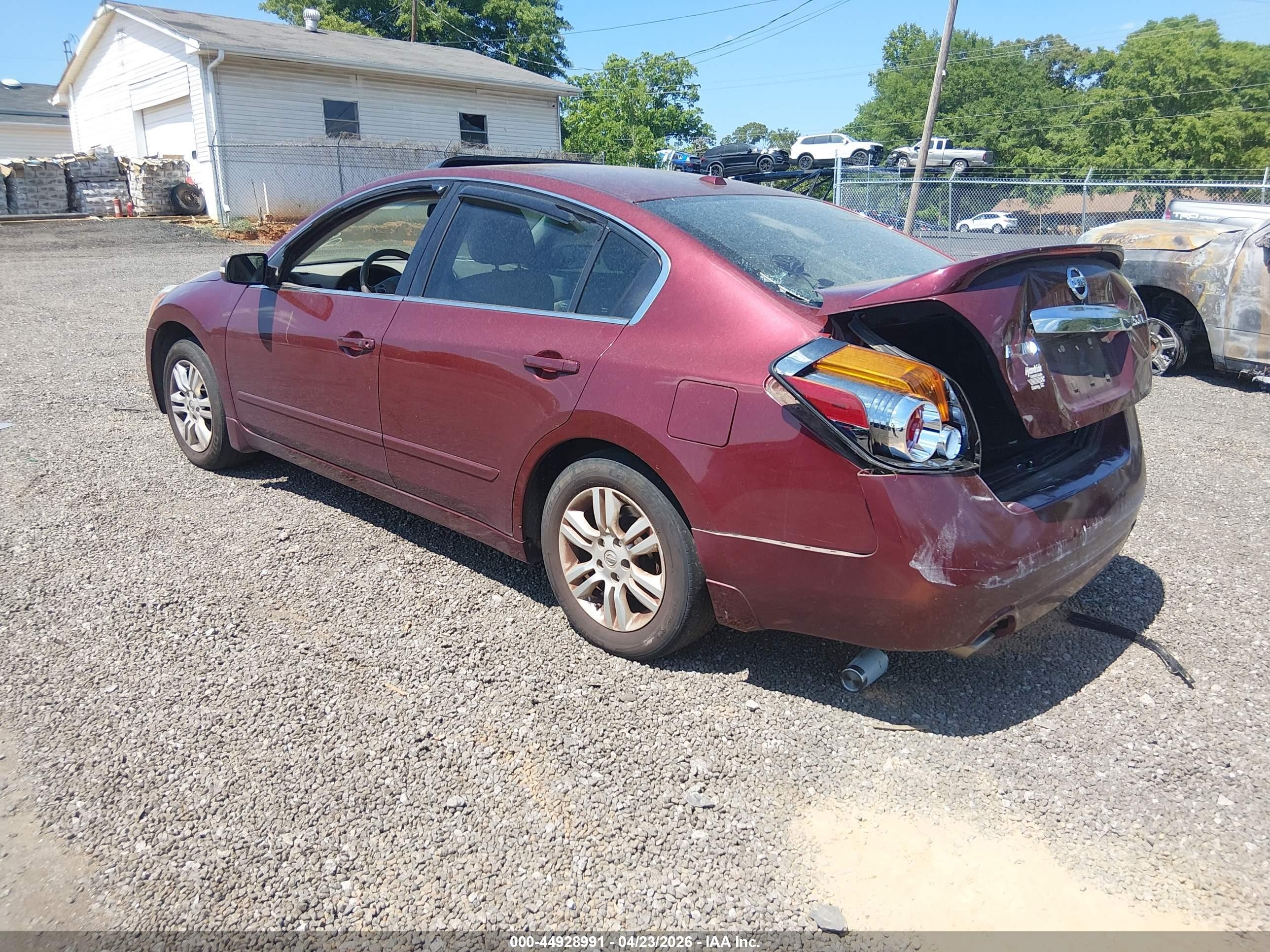 2012 Nissan Altima 2.5 S Красный vin: 1N4AL2AP6CC223705