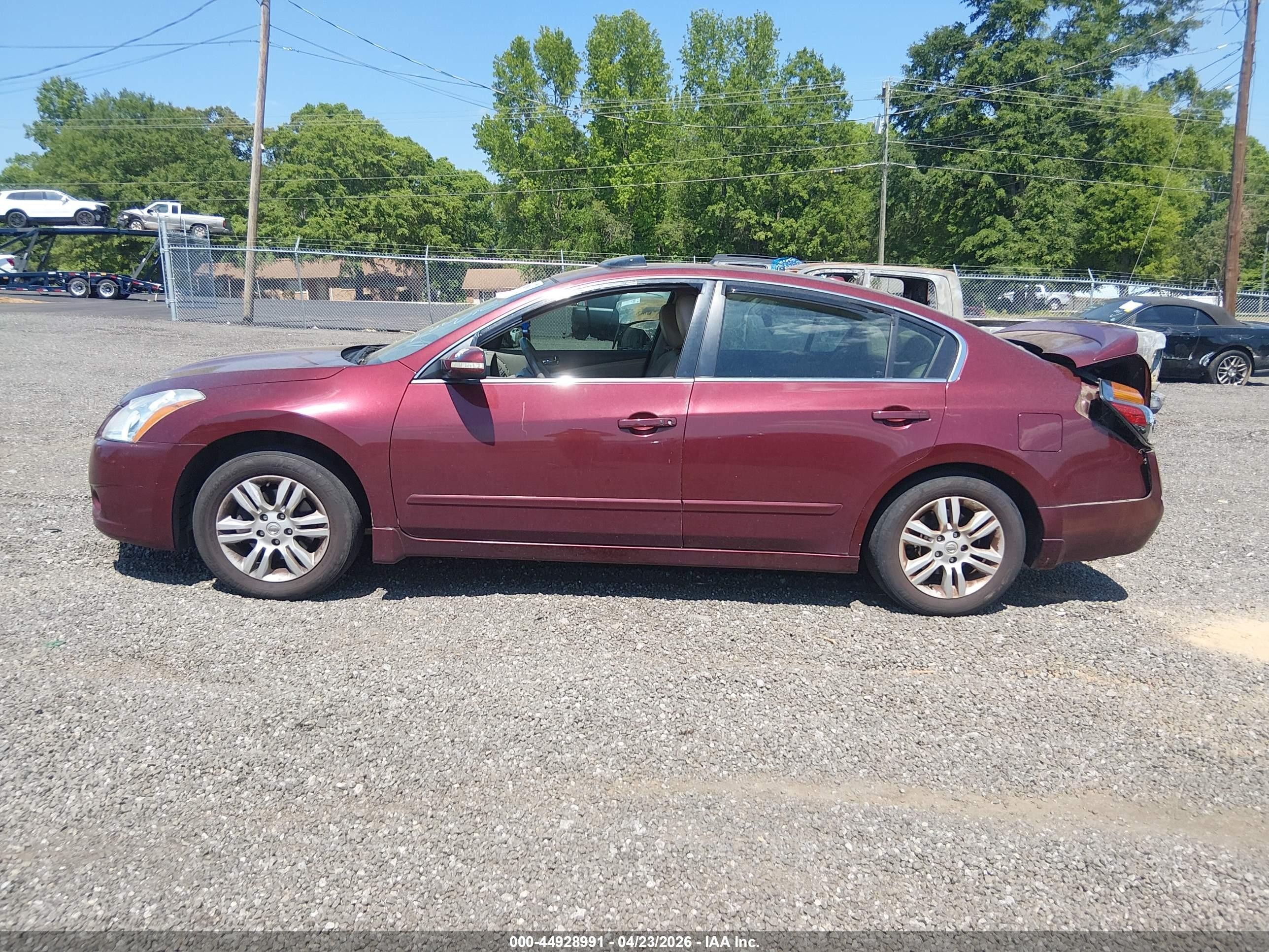 2012 Nissan Altima 2.5 S Красный vin: 1N4AL2AP6CC223705