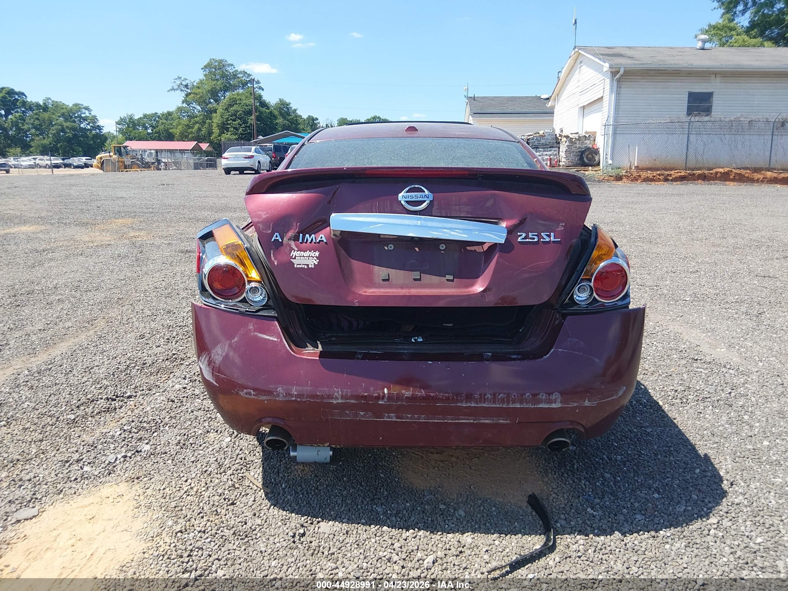 2012 Nissan Altima 2.5 S Красный vin: 1N4AL2AP6CC223705