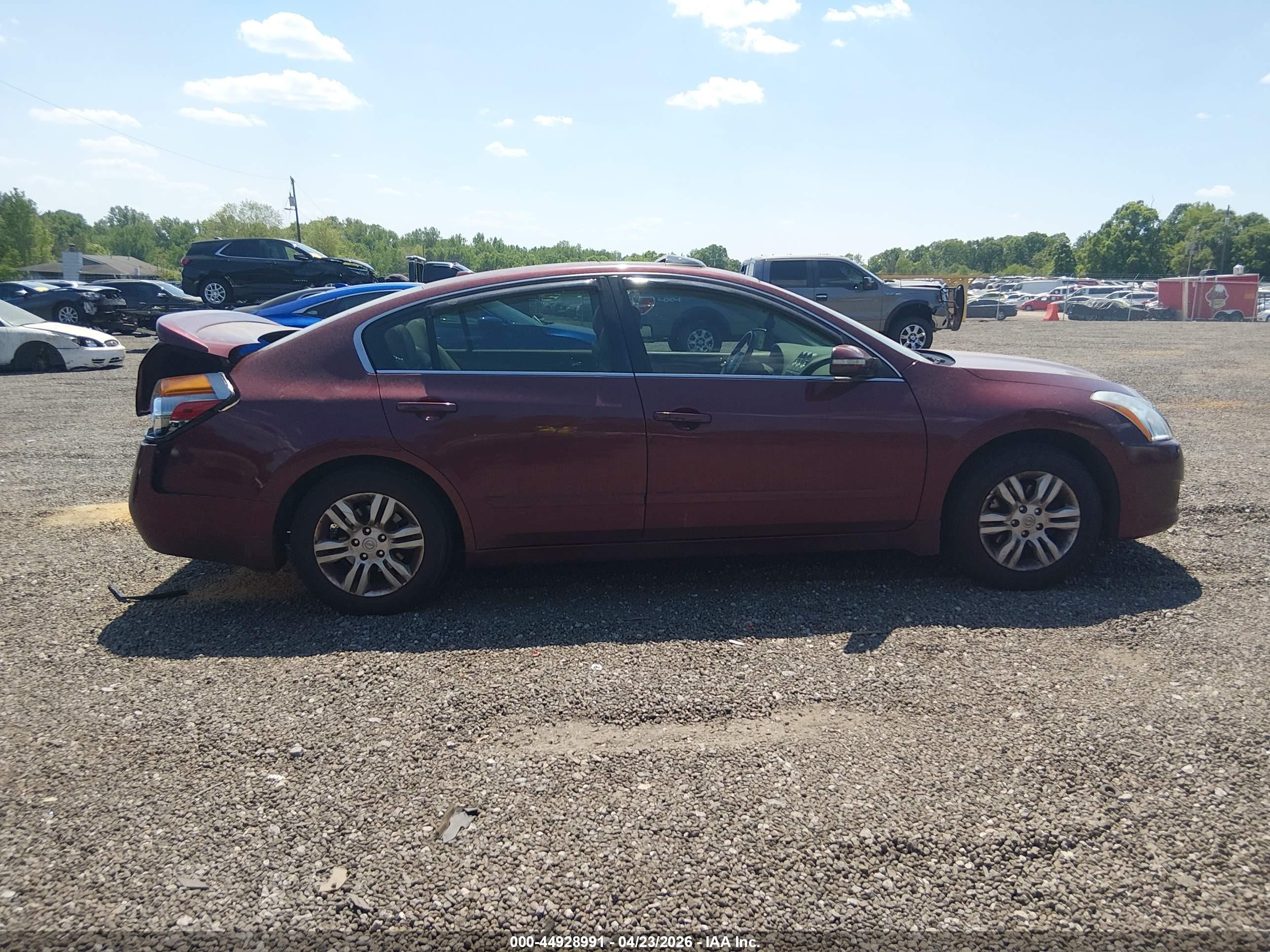 2012 Nissan Altima 2.5 S Красный vin: 1N4AL2AP6CC223705