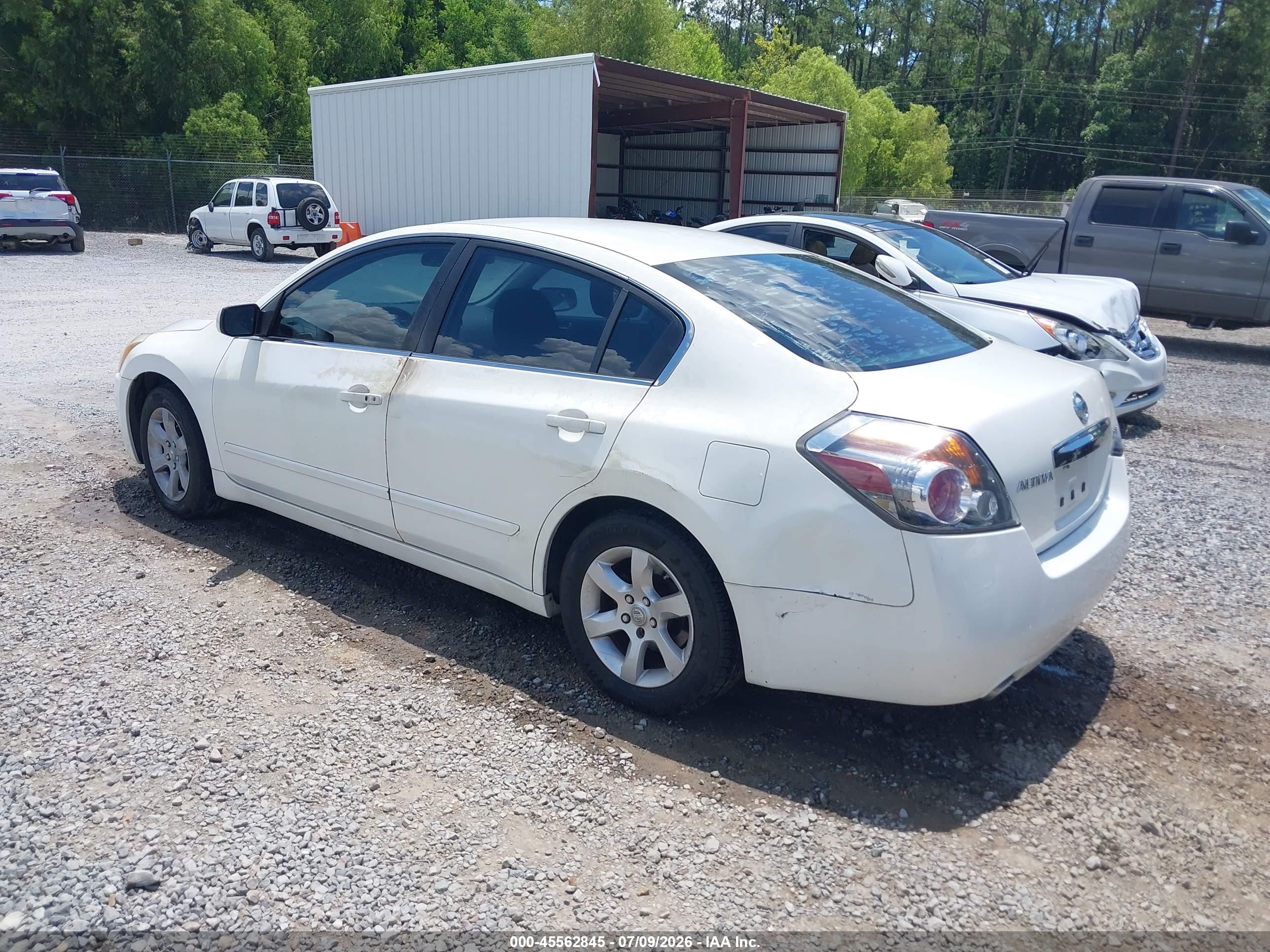 2012 Nissan Altima 2.5 S White vin: 1N4AL2AP6CC239094
