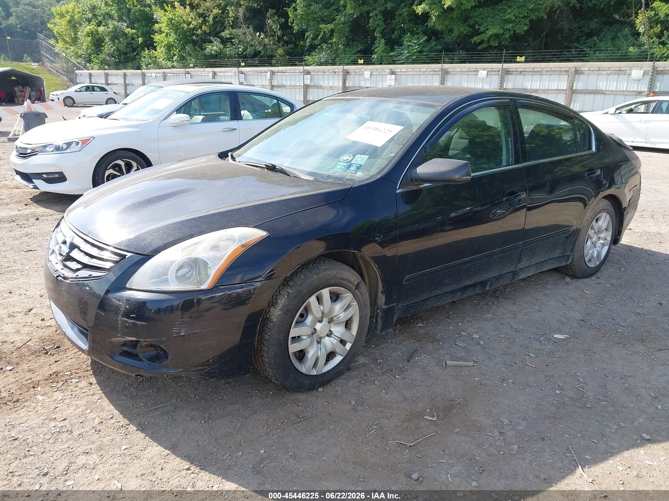 2012 Nissan Altima 2.5 S Черный vin: 1N4AL2AP6CC252914