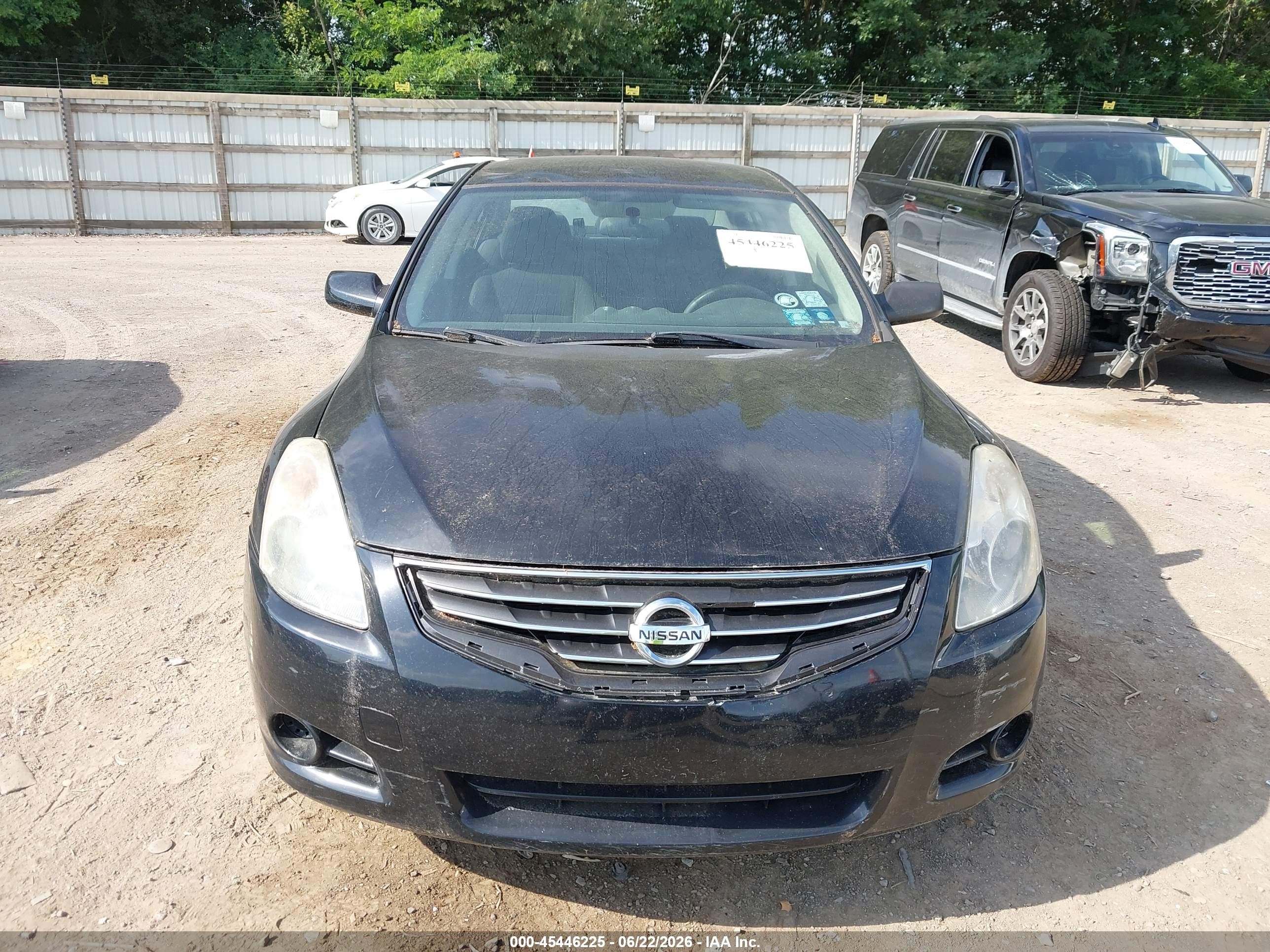 2012 Nissan Altima 2.5 S Черный vin: 1N4AL2AP6CC252914