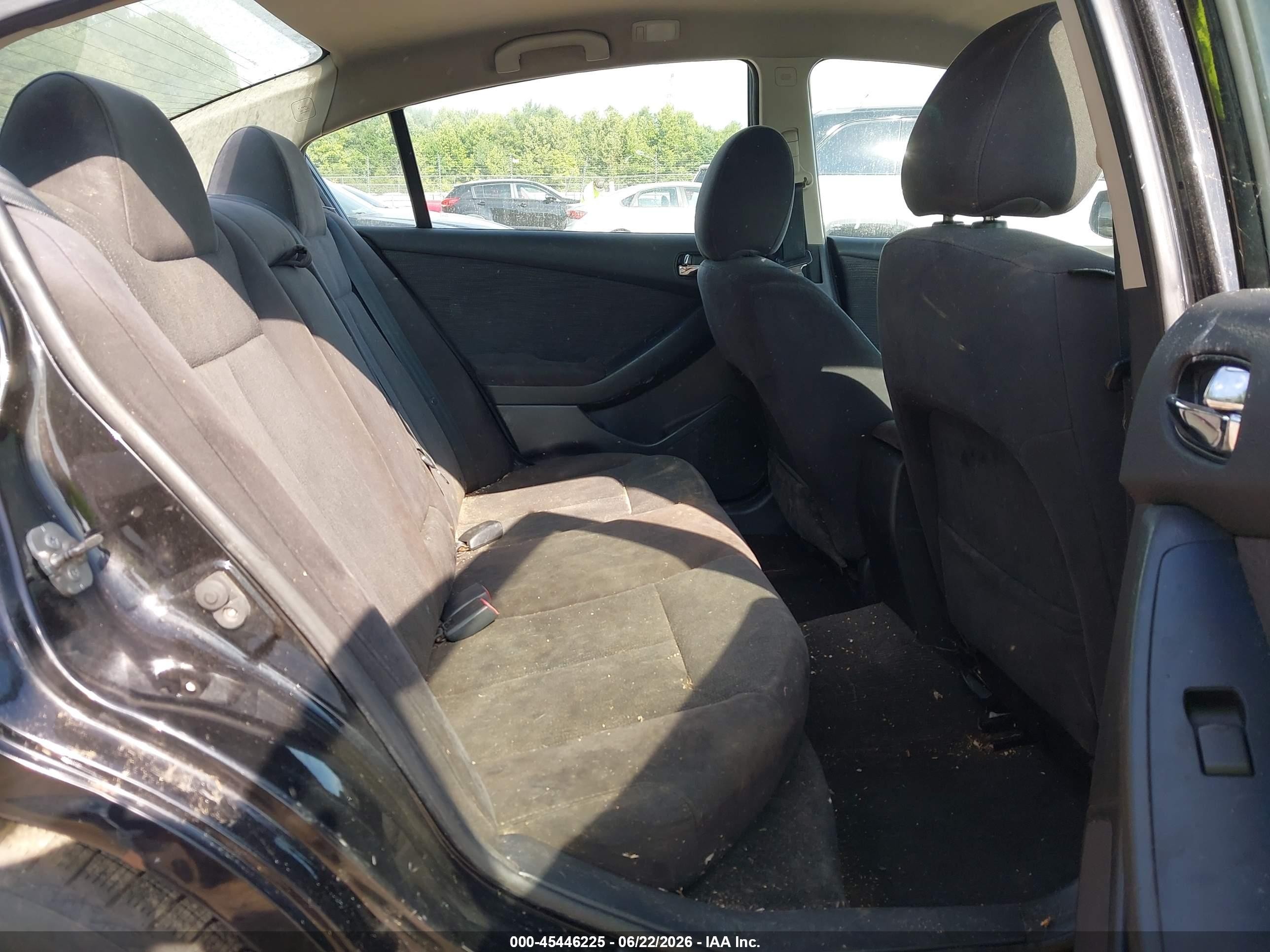 2012 Nissan Altima 2.5 S Черный vin: 1N4AL2AP6CC252914