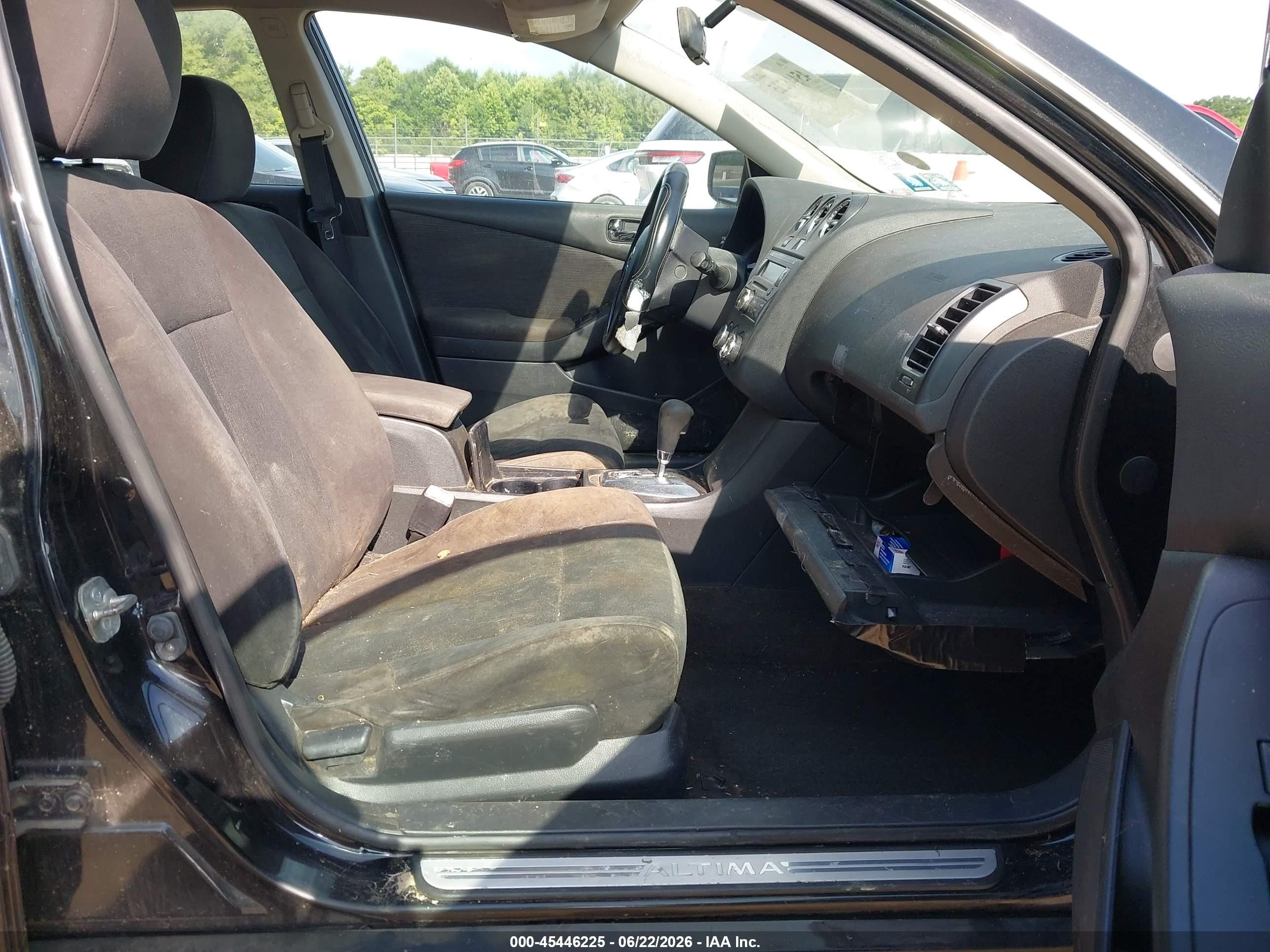 2012 Nissan Altima 2.5 S Черный vin: 1N4AL2AP6CC252914