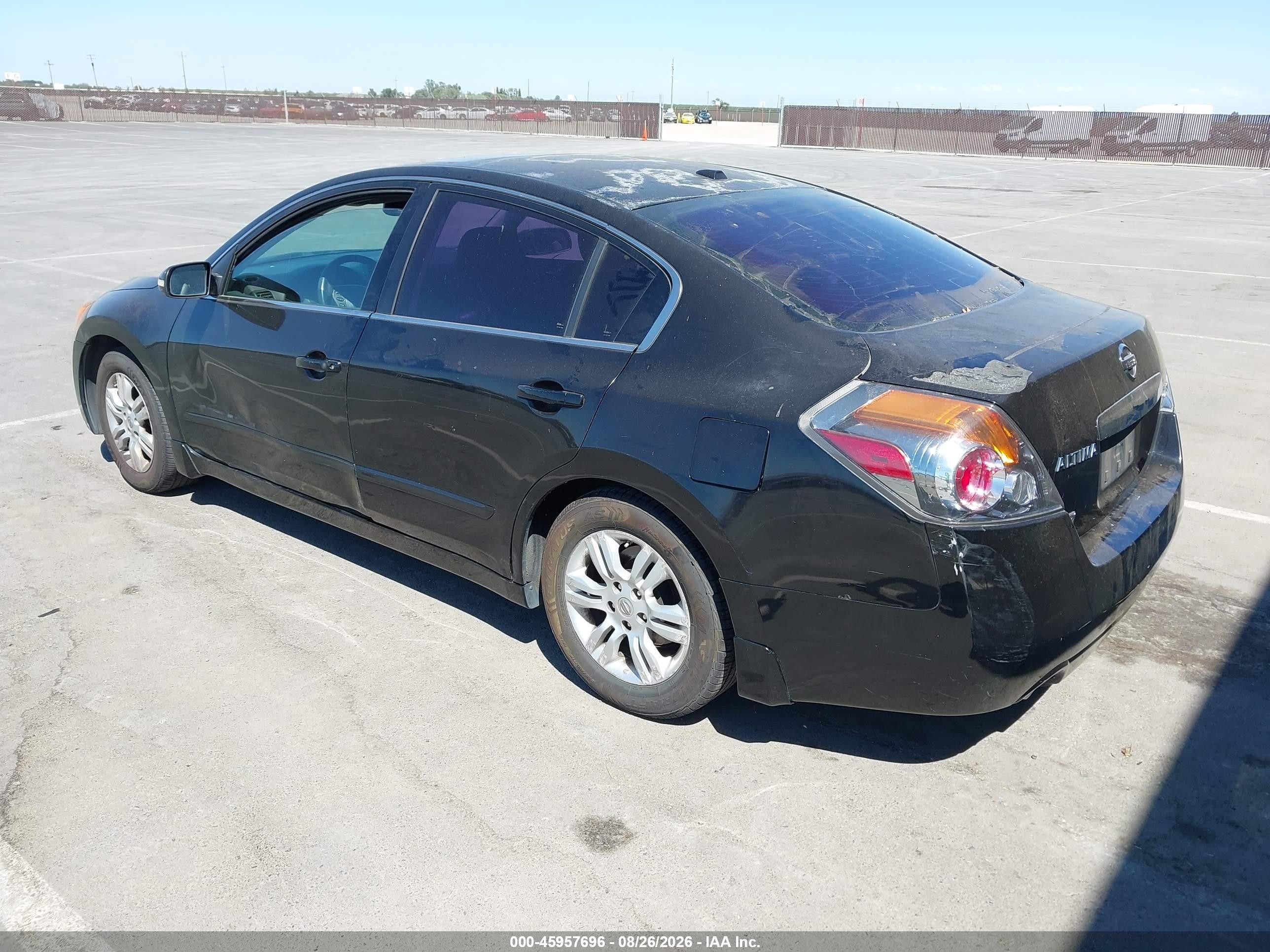 2012 Nissan Altima 2.5 S Black vin: 1N4AL2AP6CN401035