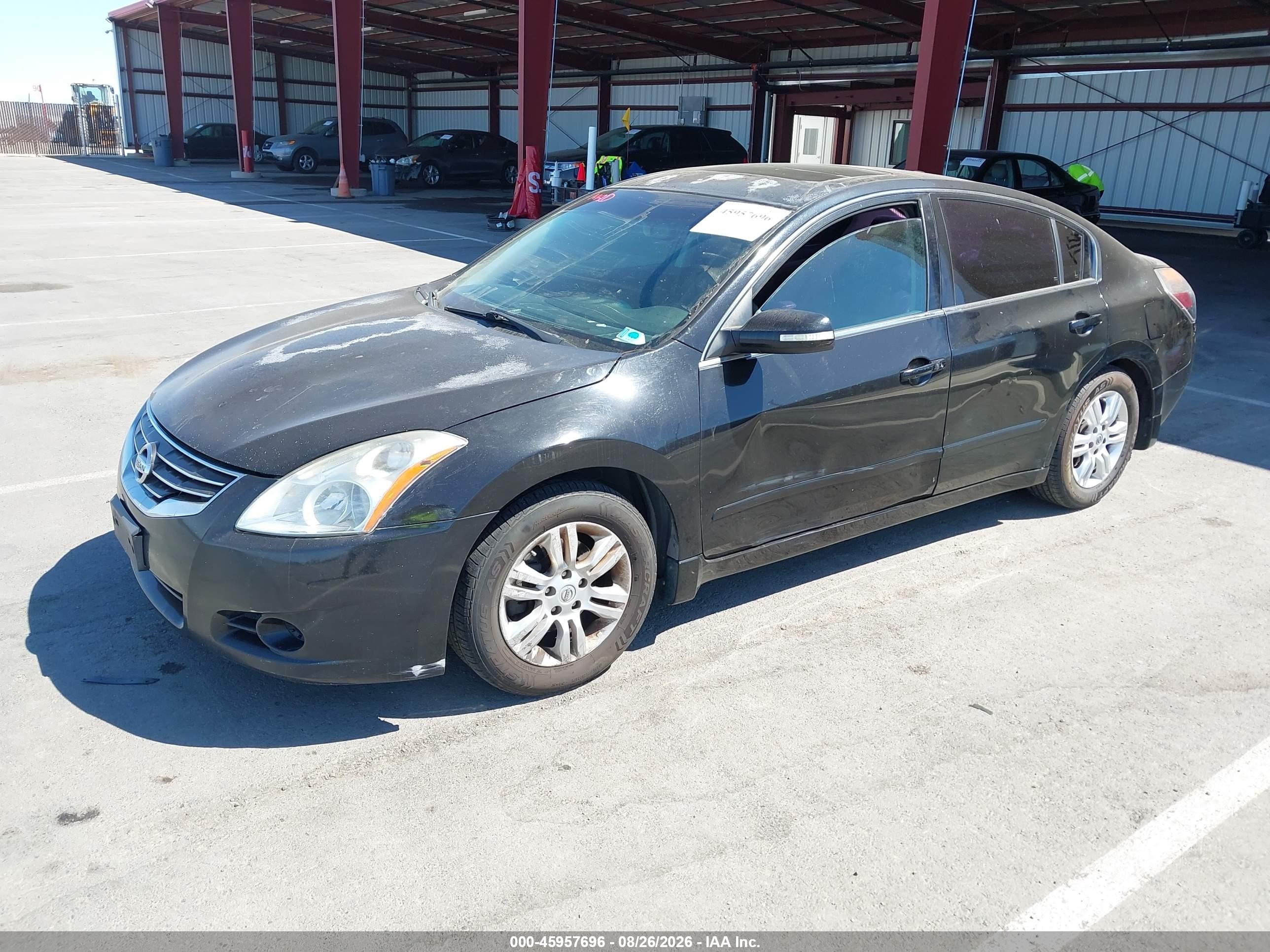 2012 Nissan Altima 2.5 S Black vin: 1N4AL2AP6CN401035