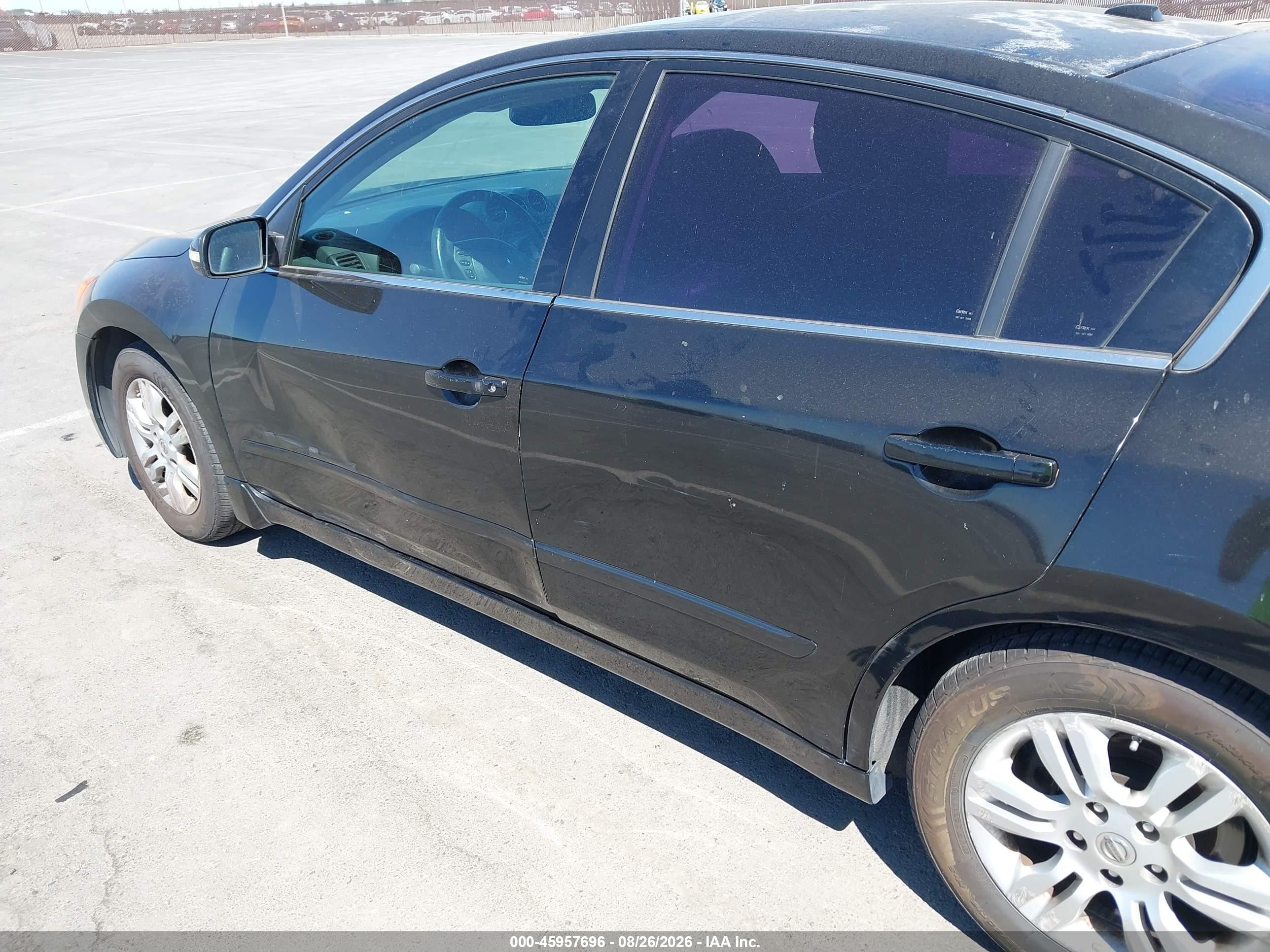 2012 Nissan Altima 2.5 S Black vin: 1N4AL2AP6CN401035