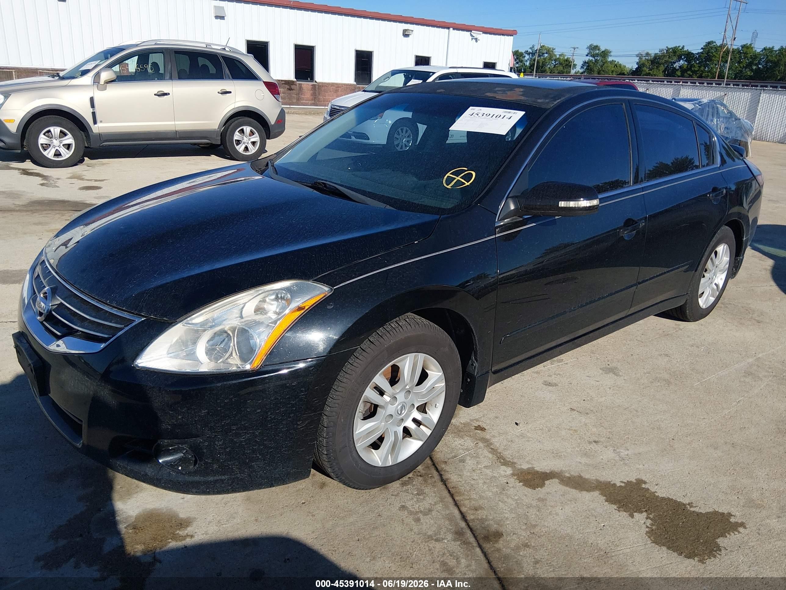 2012 Nissan Altima 2.5 S Black vin: 1N4AL2AP6CN402735