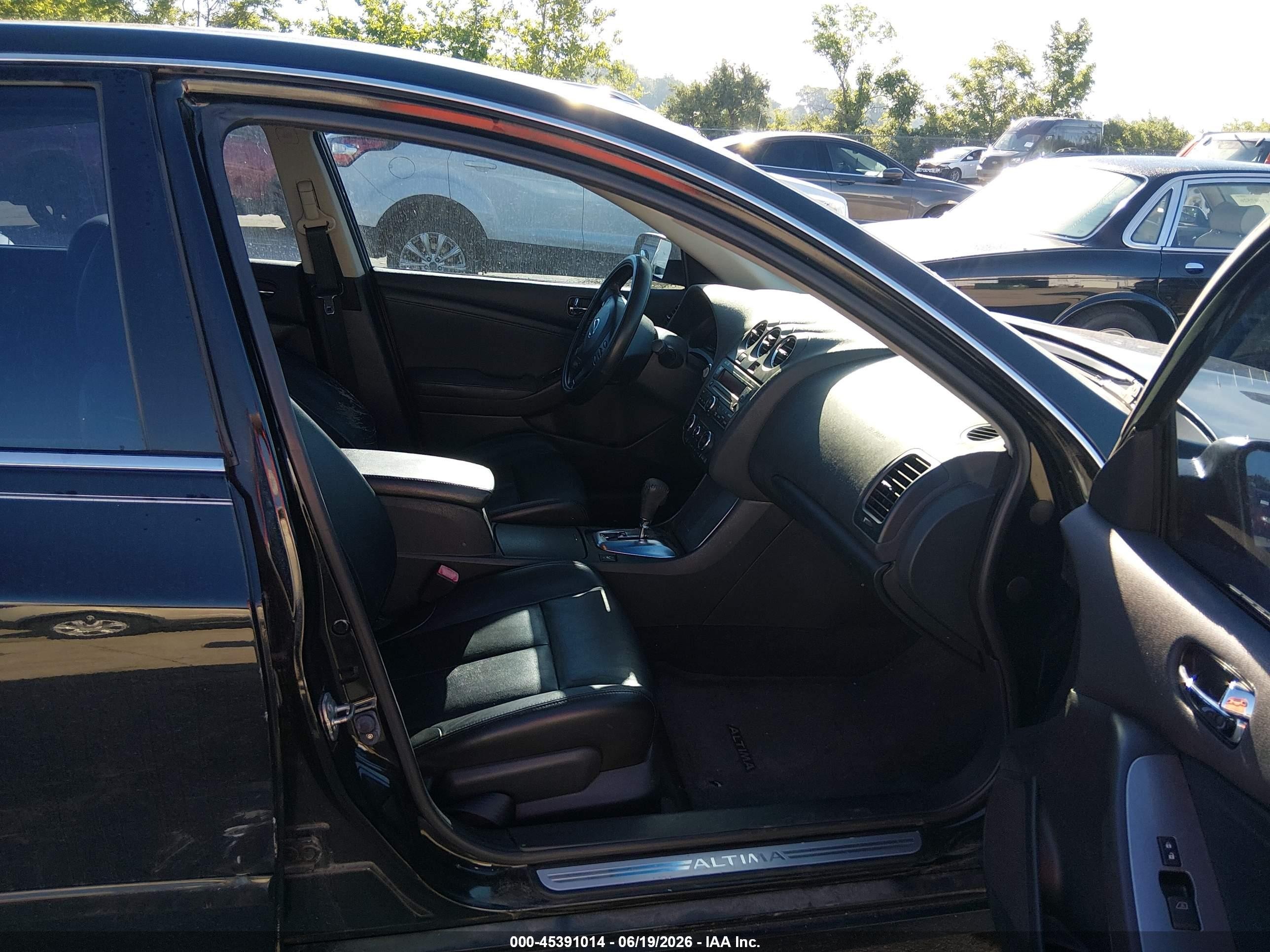 2012 Nissan Altima 2.5 S Black vin: 1N4AL2AP6CN402735