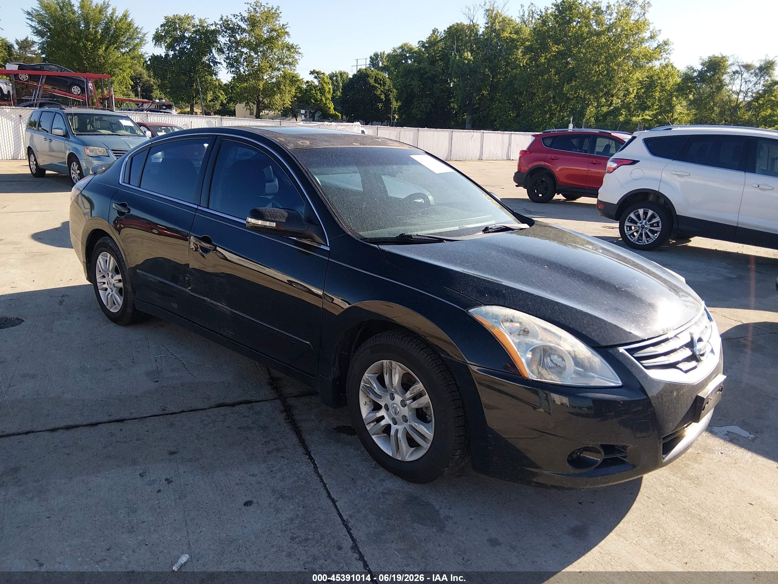2012 Nissan Altima 2.5 S Black vin: 1N4AL2AP6CN402735