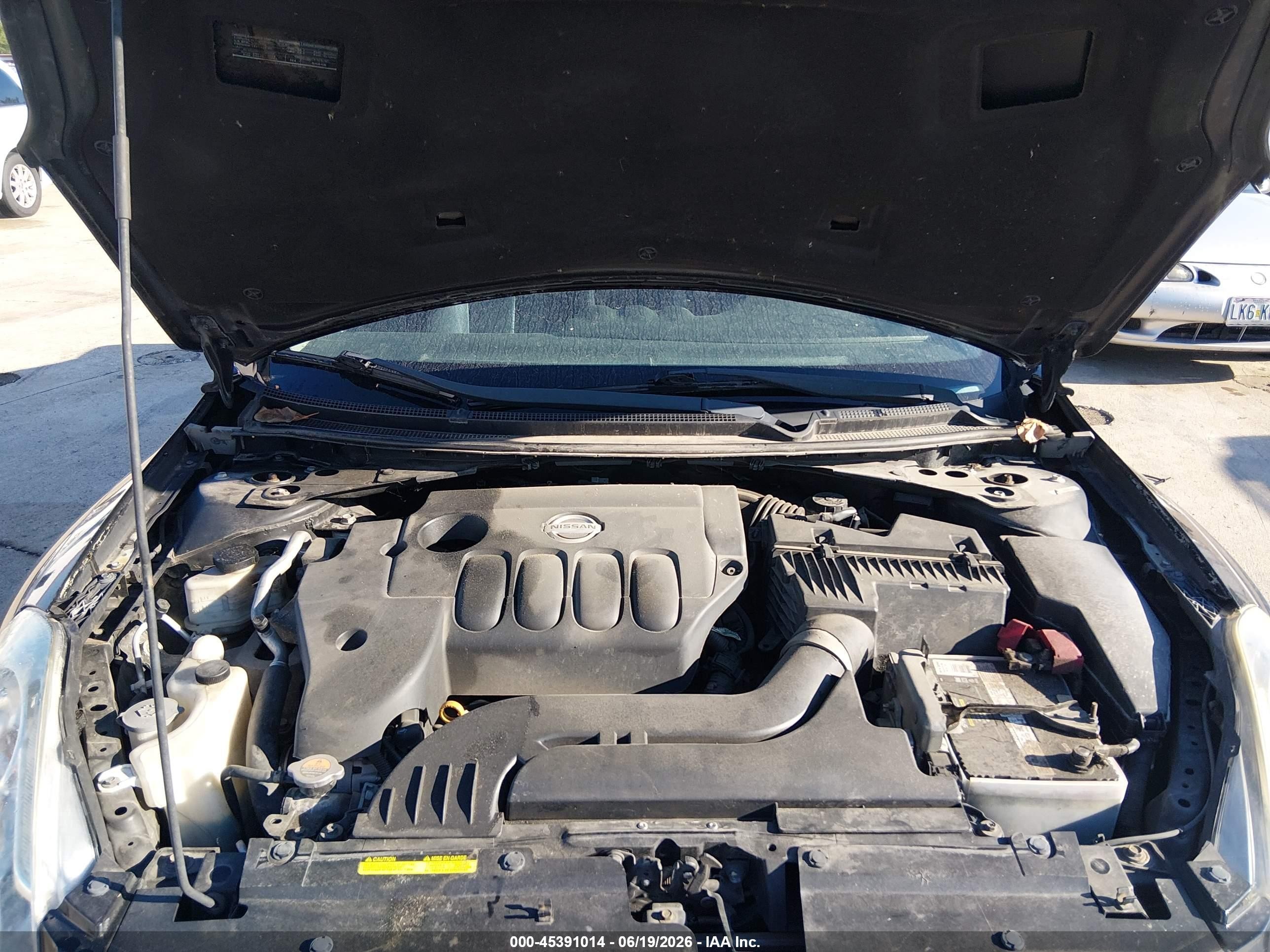 2012 Nissan Altima 2.5 S Black vin: 1N4AL2AP6CN402735