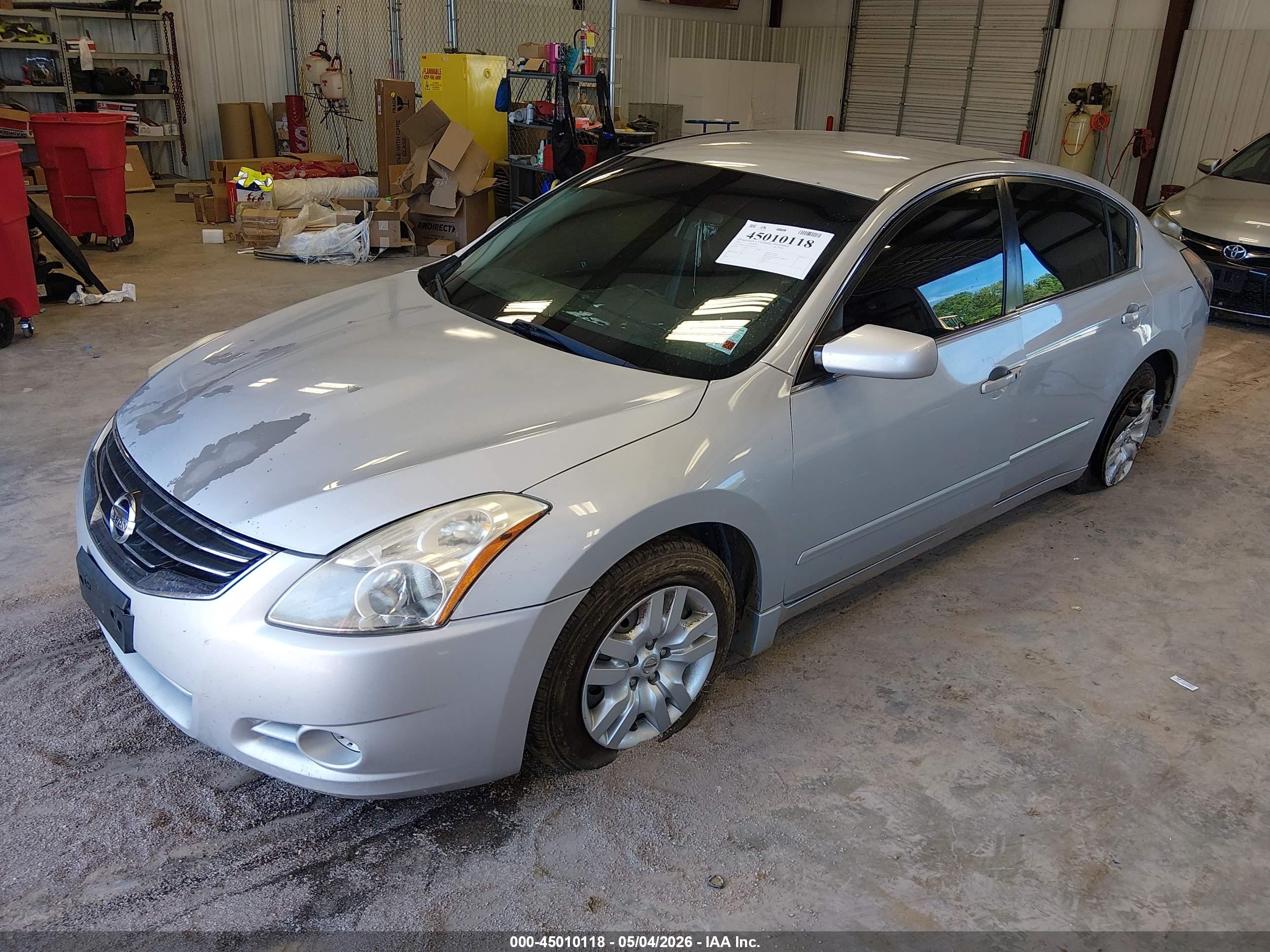 2012 Nissan Altima 2.5 S Silver vin: 1N4AL2AP6CN407496