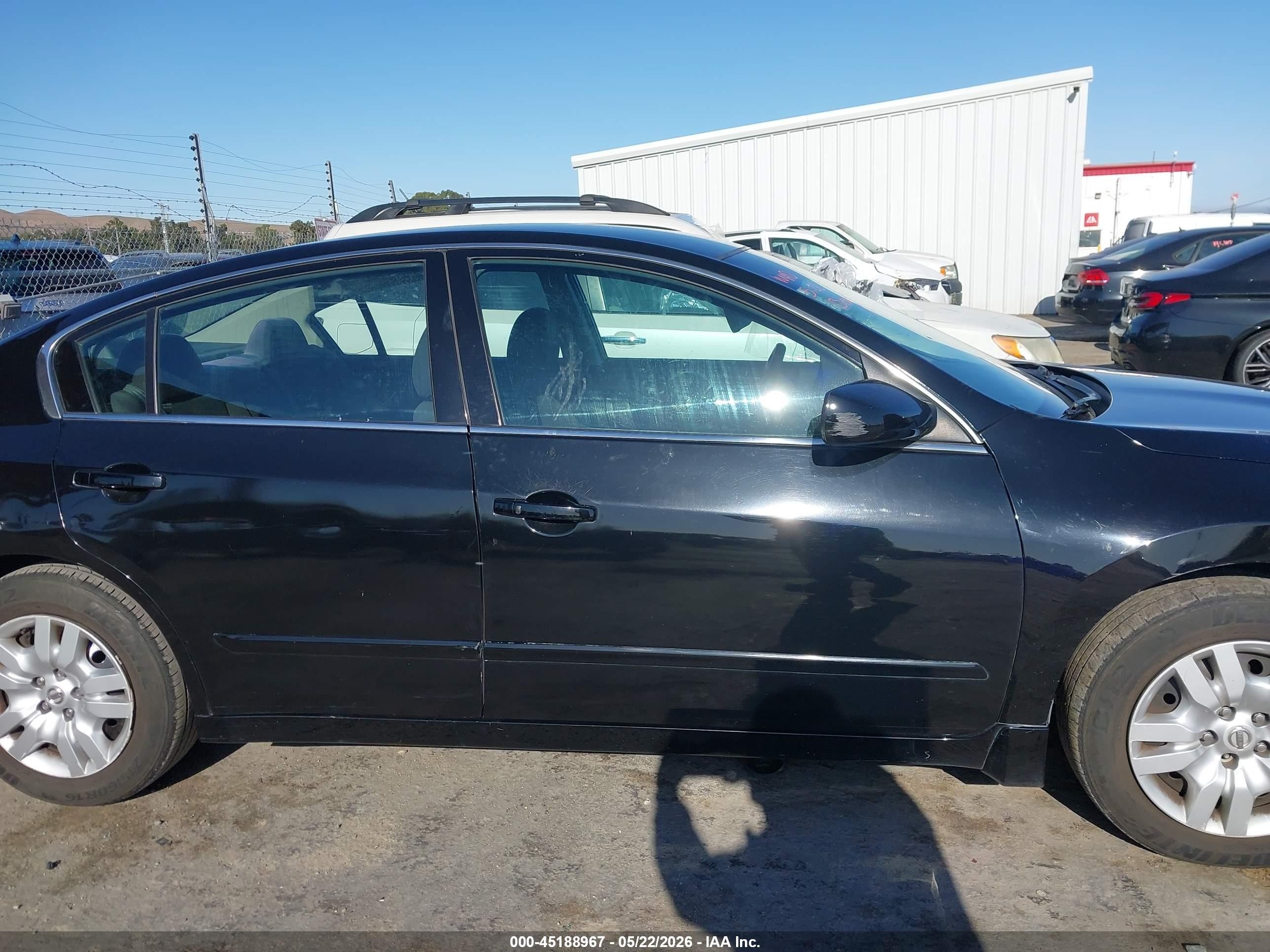 2012 Nissan Altima 2.5 S Black vin: 1N4AL2AP6CN417333