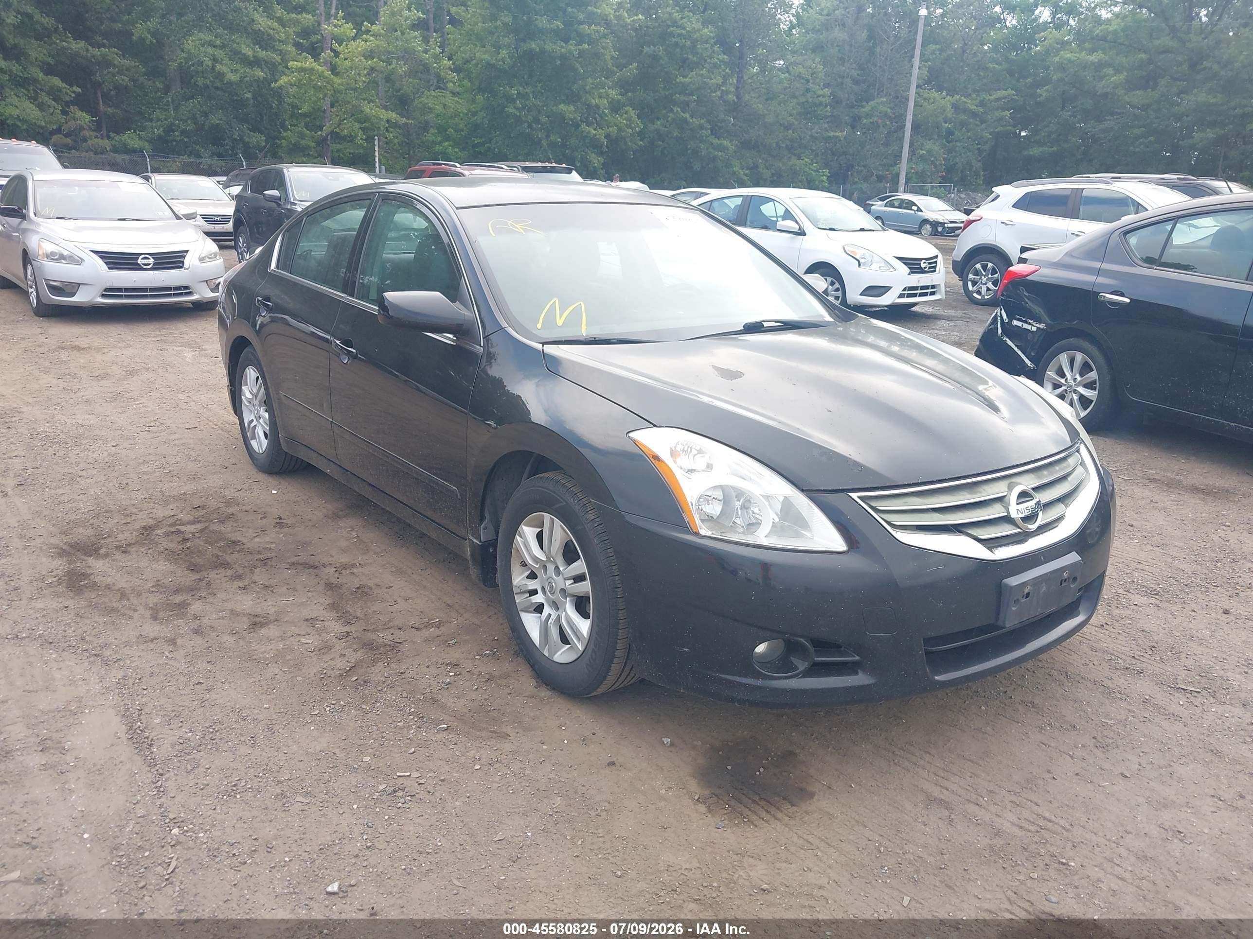 2012 Nissan Altima 2.5 S Black vin: 1N4AL2AP6CN421673