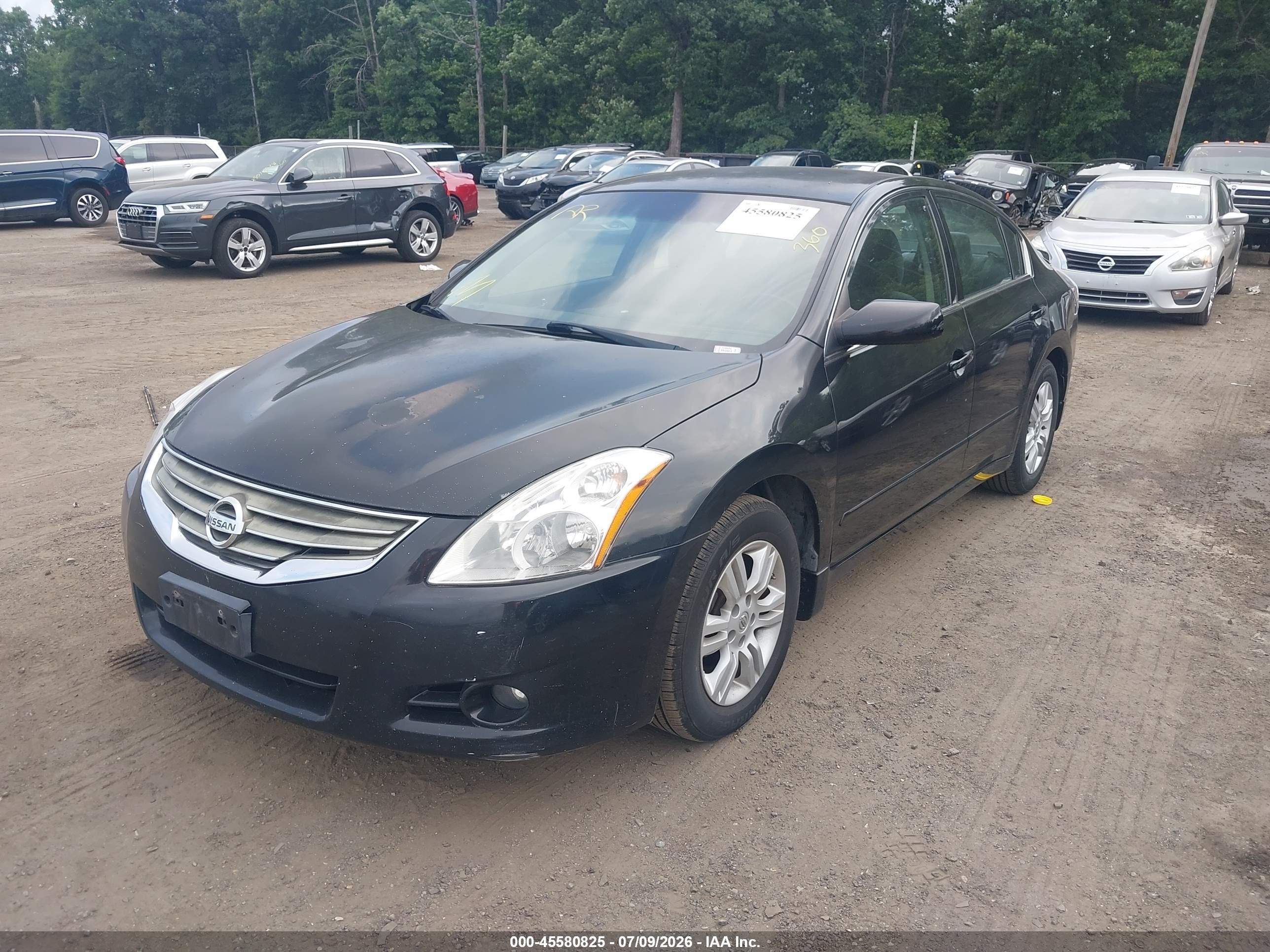 2012 Nissan Altima 2.5 S Black vin: 1N4AL2AP6CN421673
