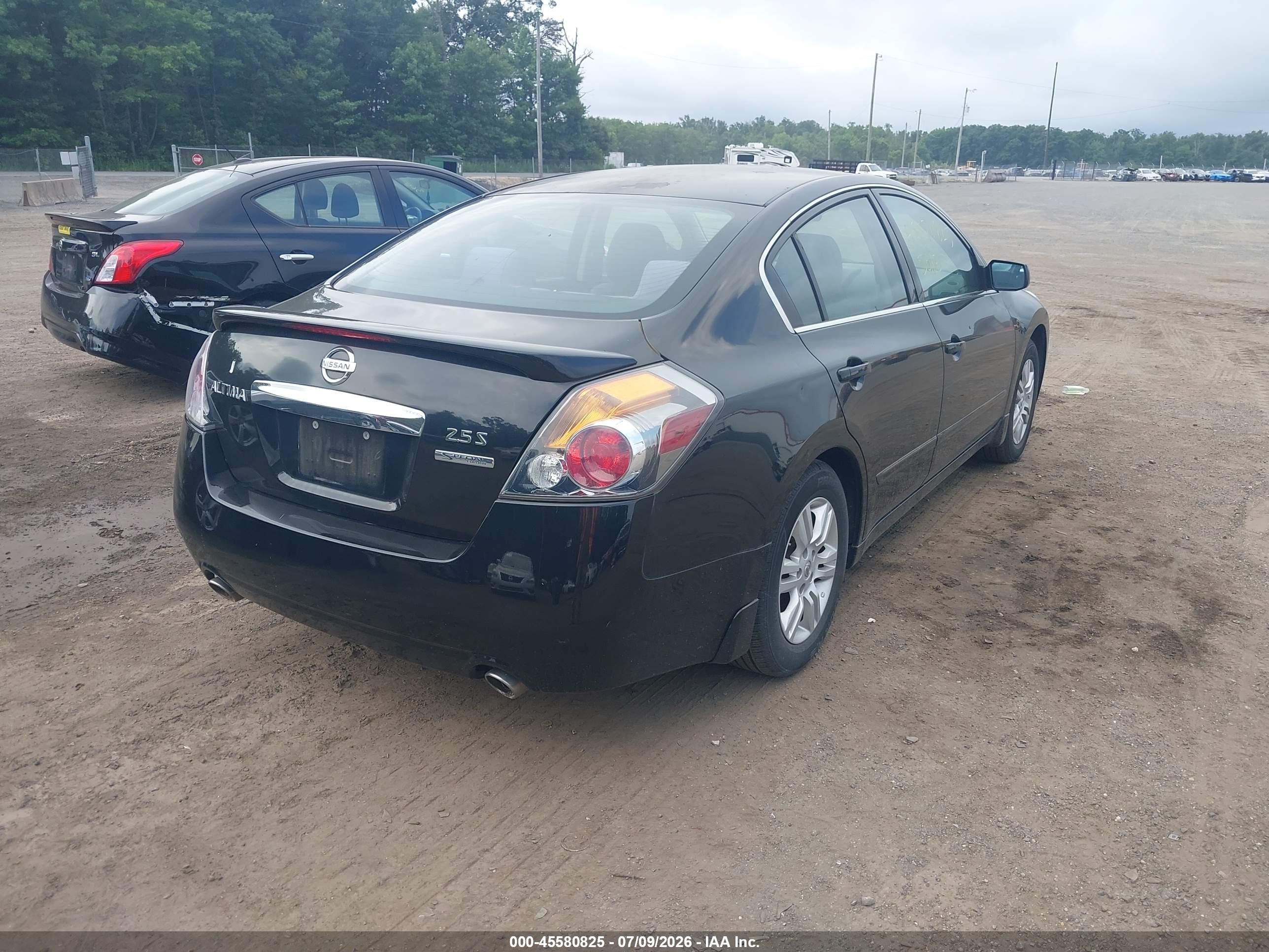 2012 Nissan Altima 2.5 S Black vin: 1N4AL2AP6CN421673