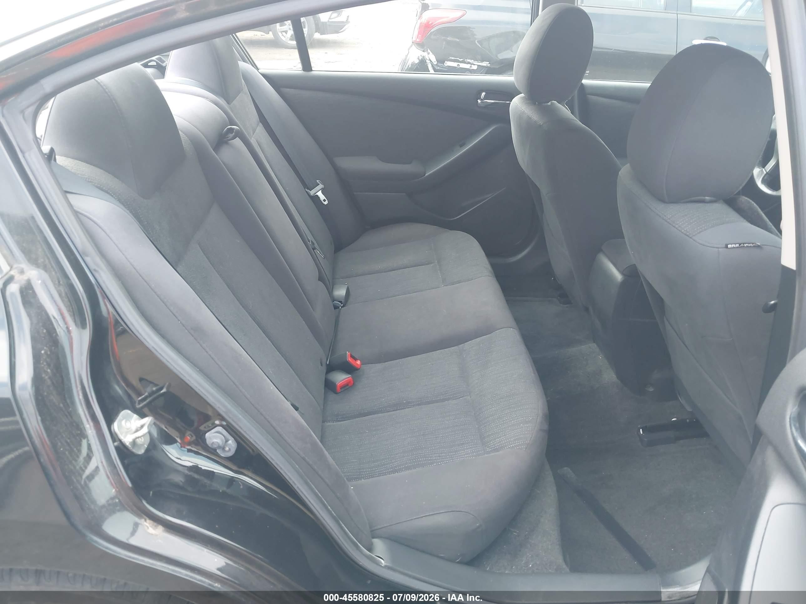 2012 Nissan Altima 2.5 S Black vin: 1N4AL2AP6CN421673