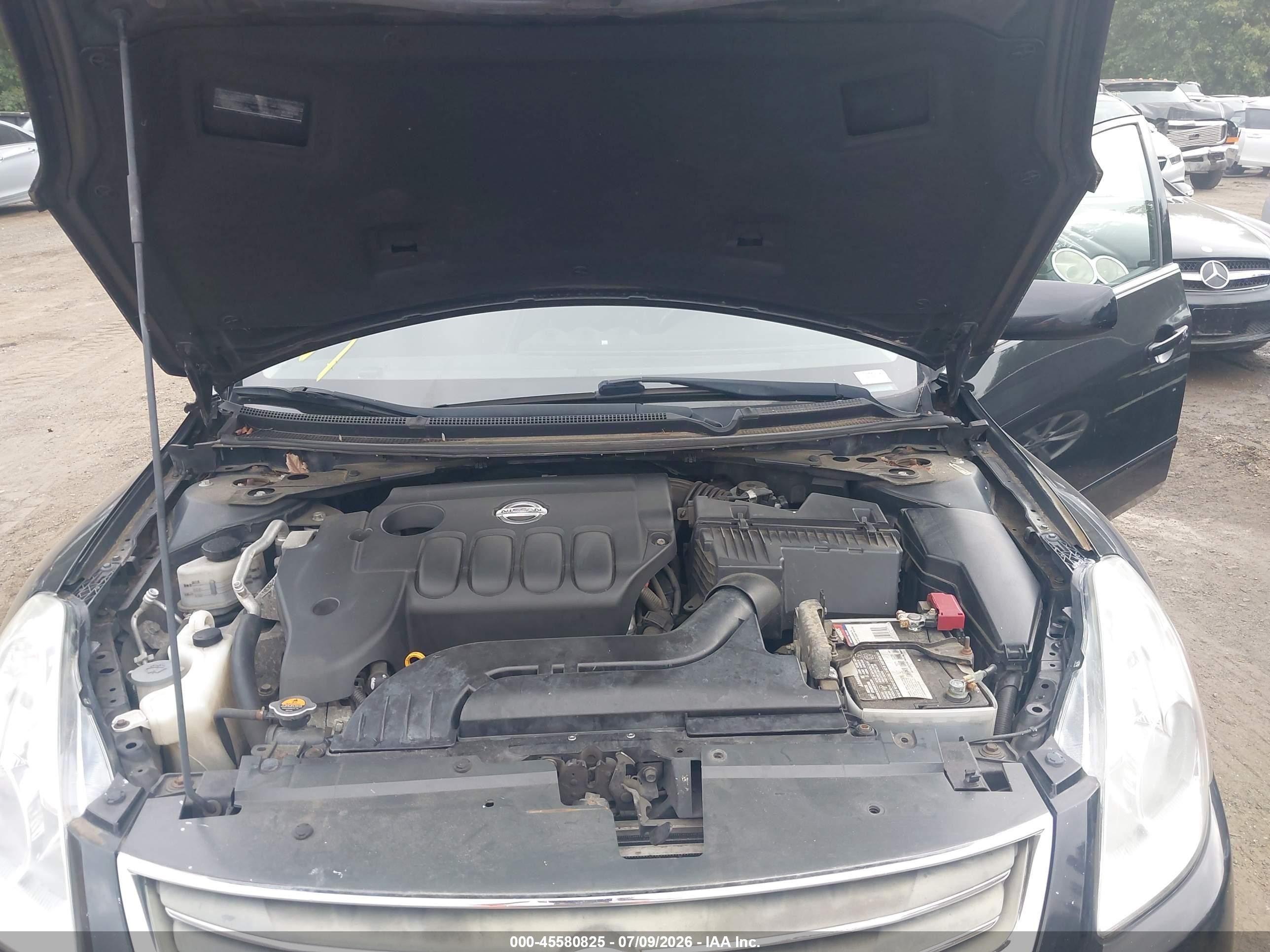 2012 Nissan Altima 2.5 S Black vin: 1N4AL2AP6CN421673