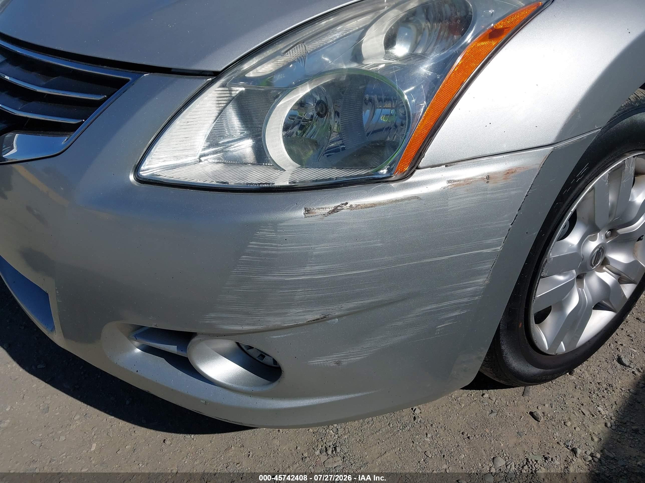 2012 Nissan Altima 2.5 S Gray vin: 1N4AL2AP6CN485230