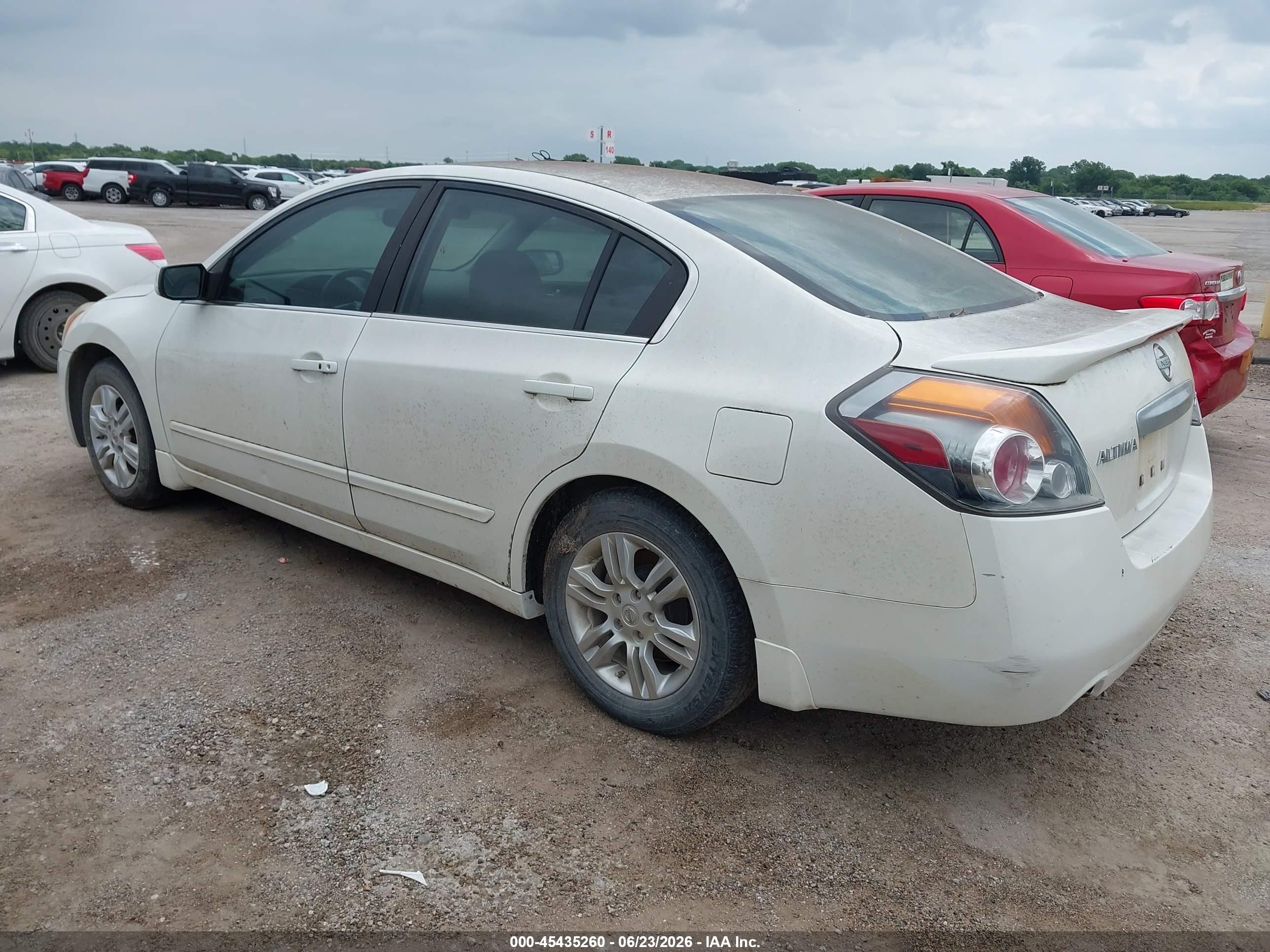 2012 Nissan Altima 2.5 S White vin: 1N4AL2AP6CN496227