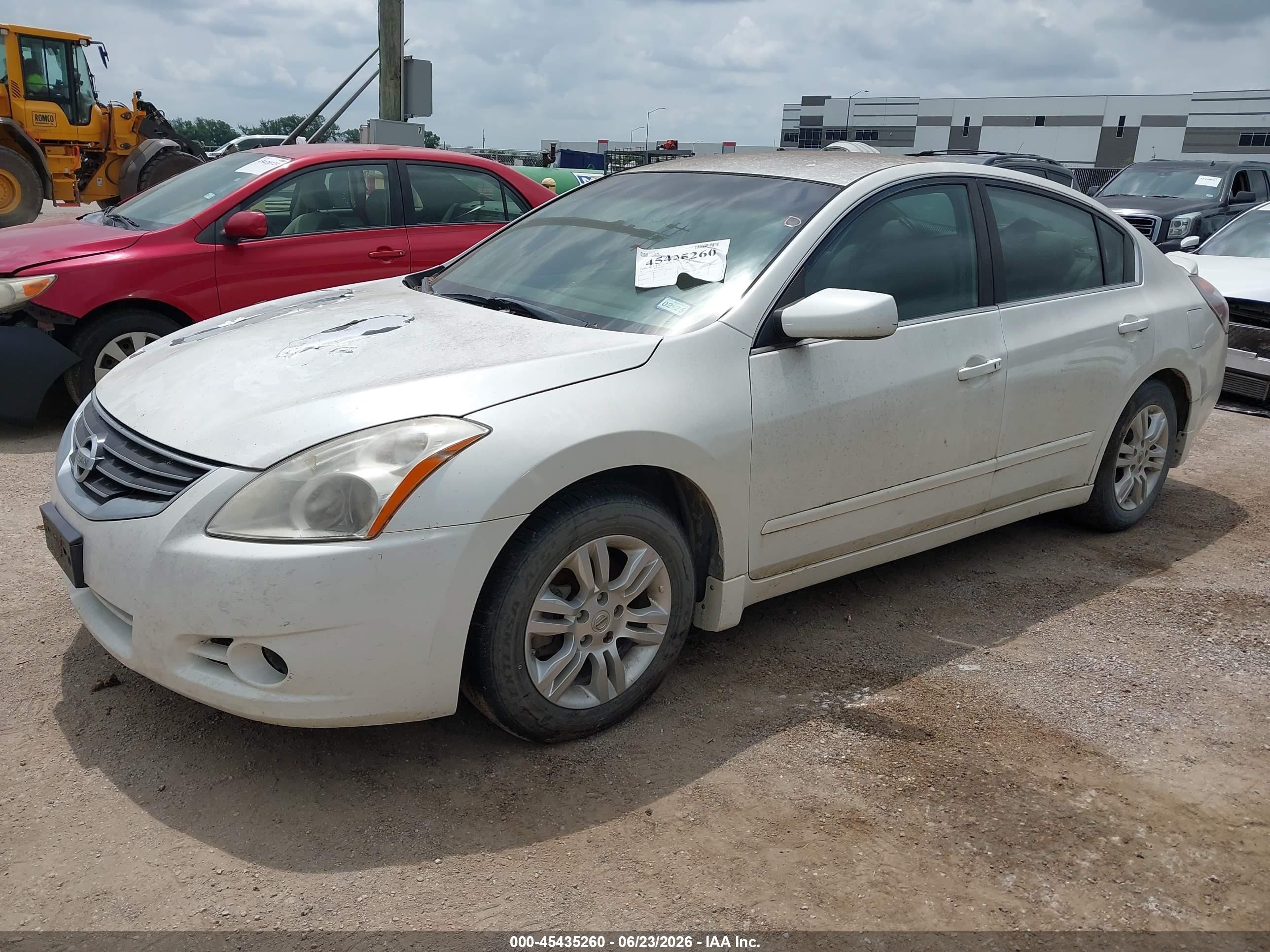 2012 Nissan Altima 2.5 S White vin: 1N4AL2AP6CN496227