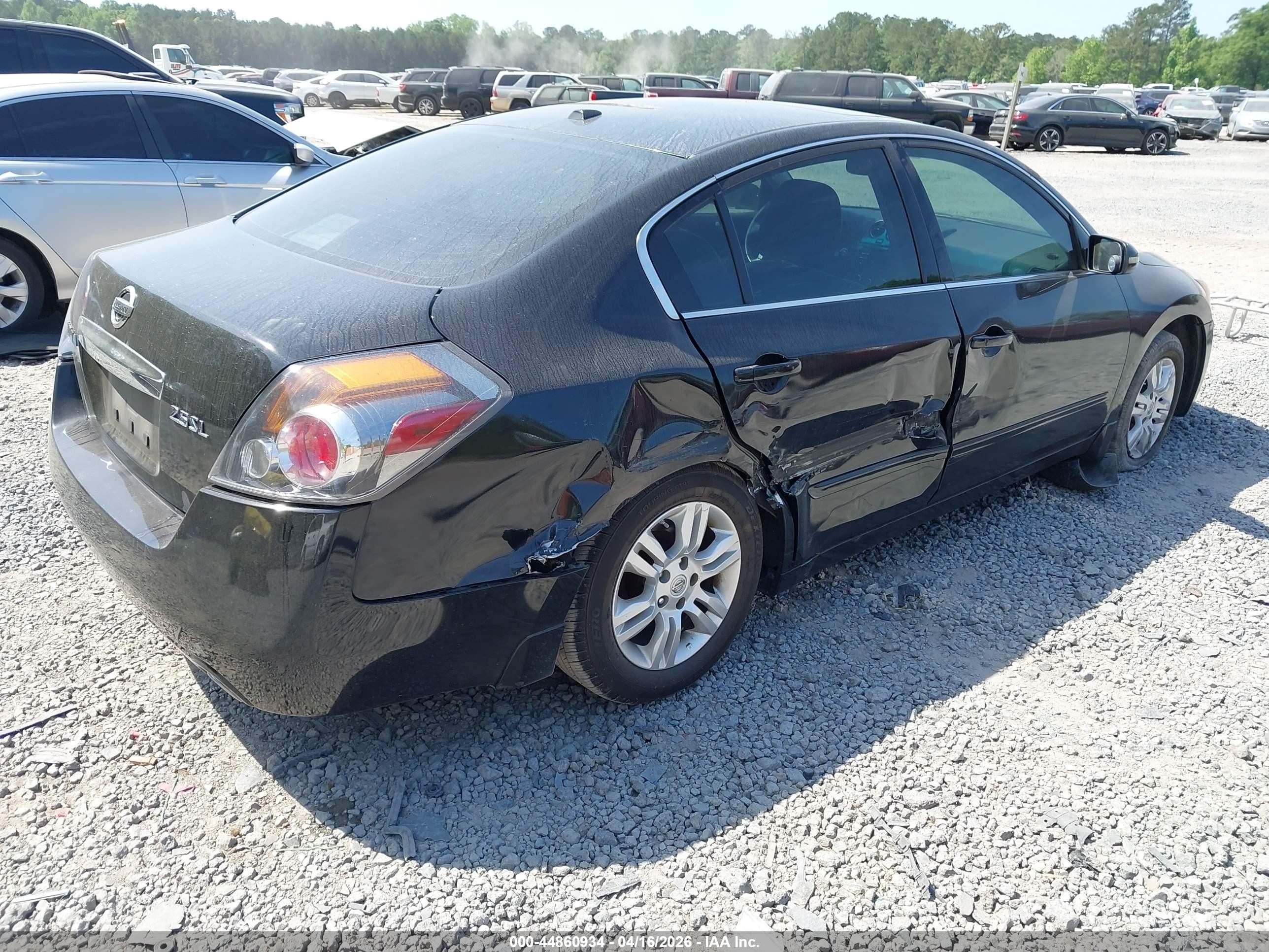 2012 Nissan Altima 2.5 S Black vin: 1N4AL2AP6CN514743