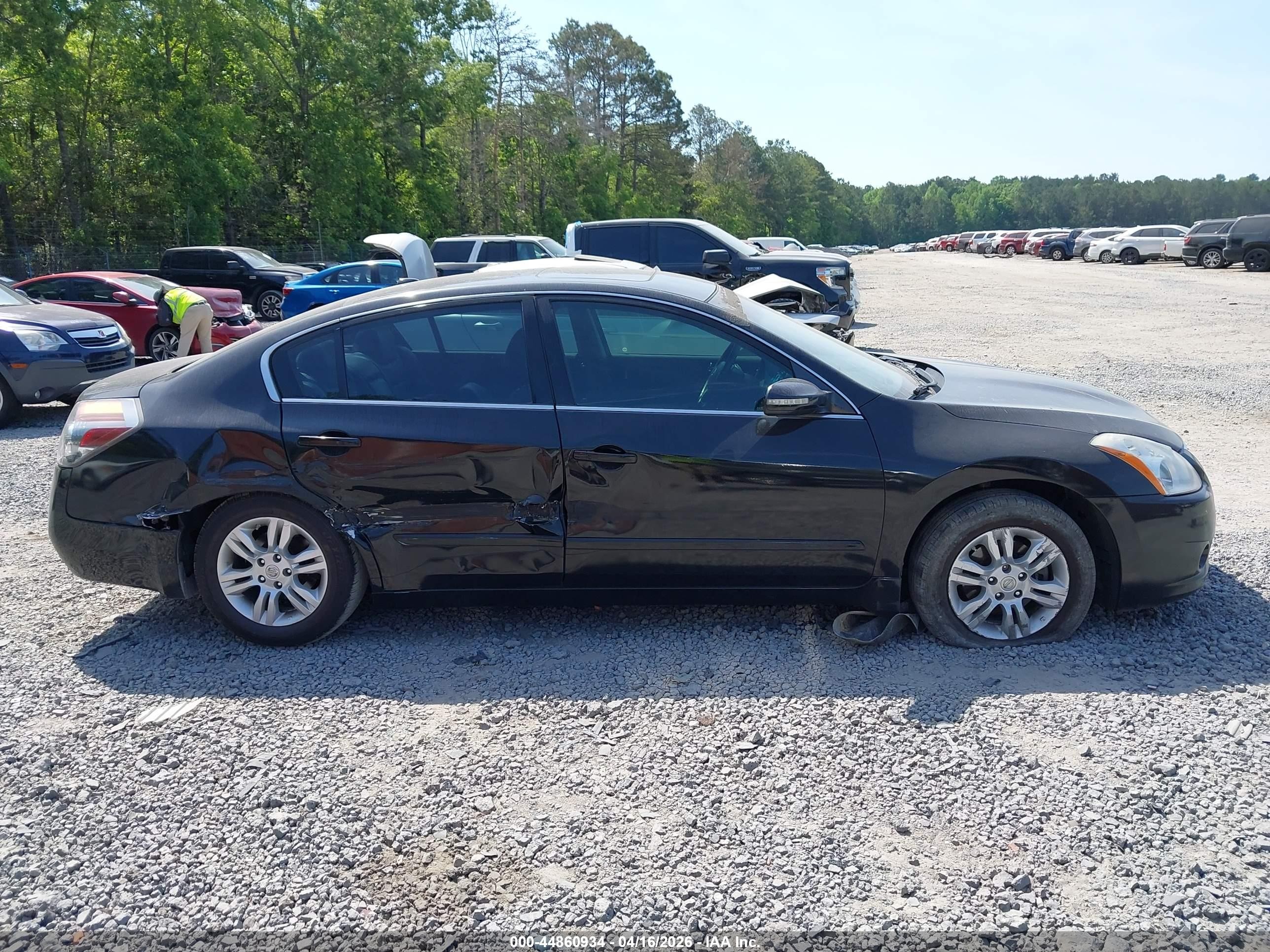 2012 Nissan Altima 2.5 S Black vin: 1N4AL2AP6CN514743