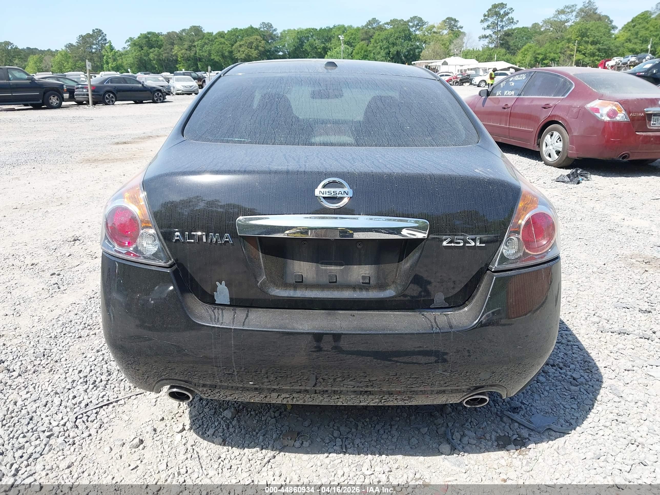 2012 Nissan Altima 2.5 S Black vin: 1N4AL2AP6CN514743