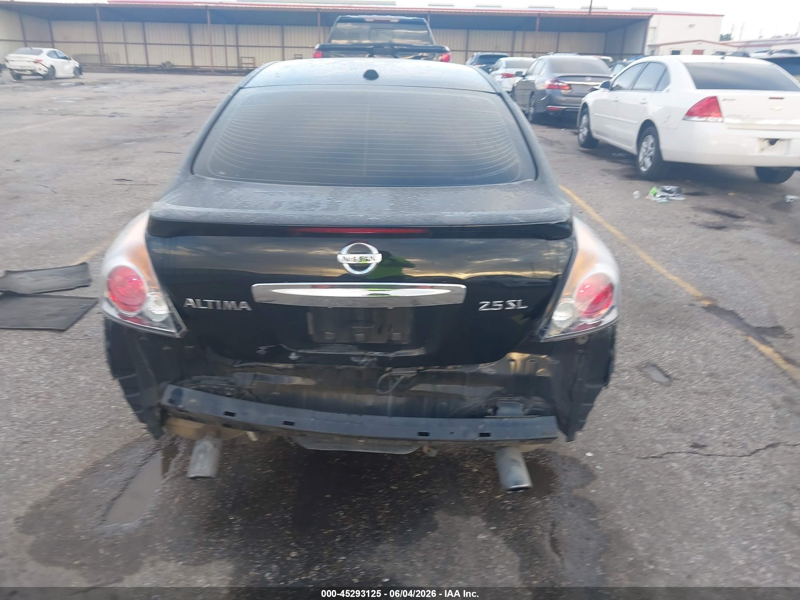 2012 Nissan Altima 2.5 Sl Black vin: 1N4AL2AP6CN517206