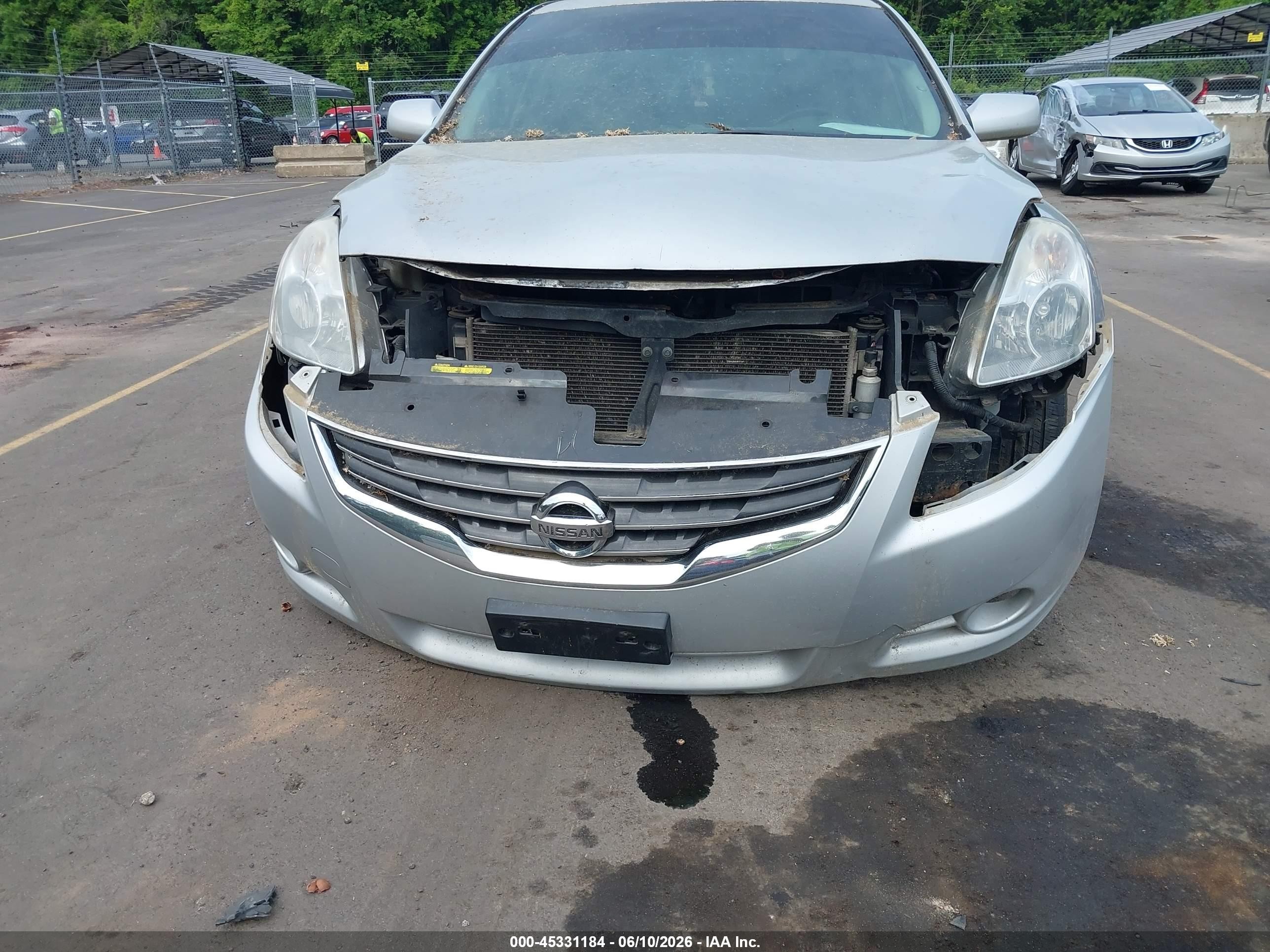 2012 Nissan Altima 2.5 S Silver vin: 1N4AL2AP6CN517237