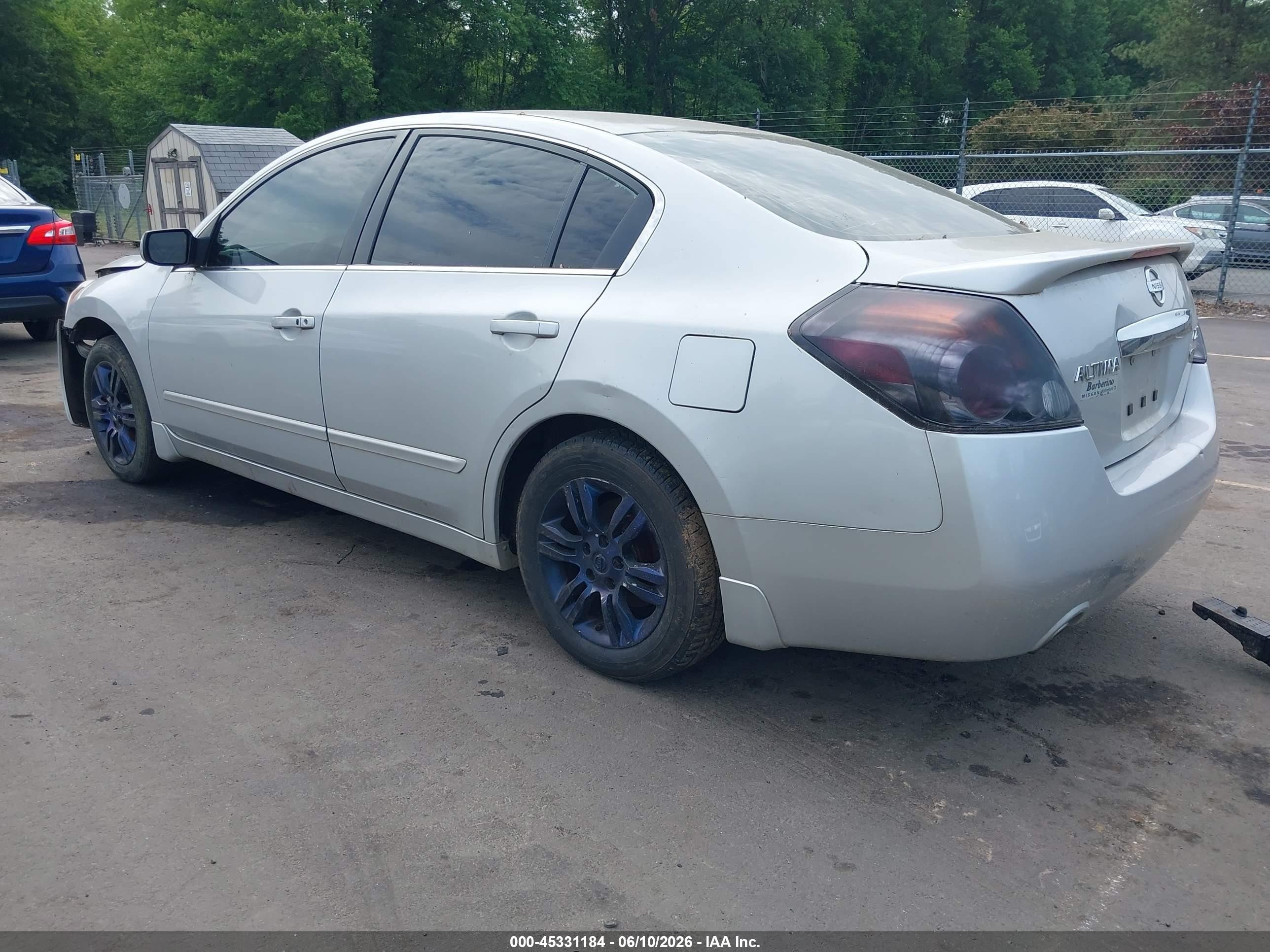 2012 Nissan Altima 2.5 S Silver vin: 1N4AL2AP6CN517237