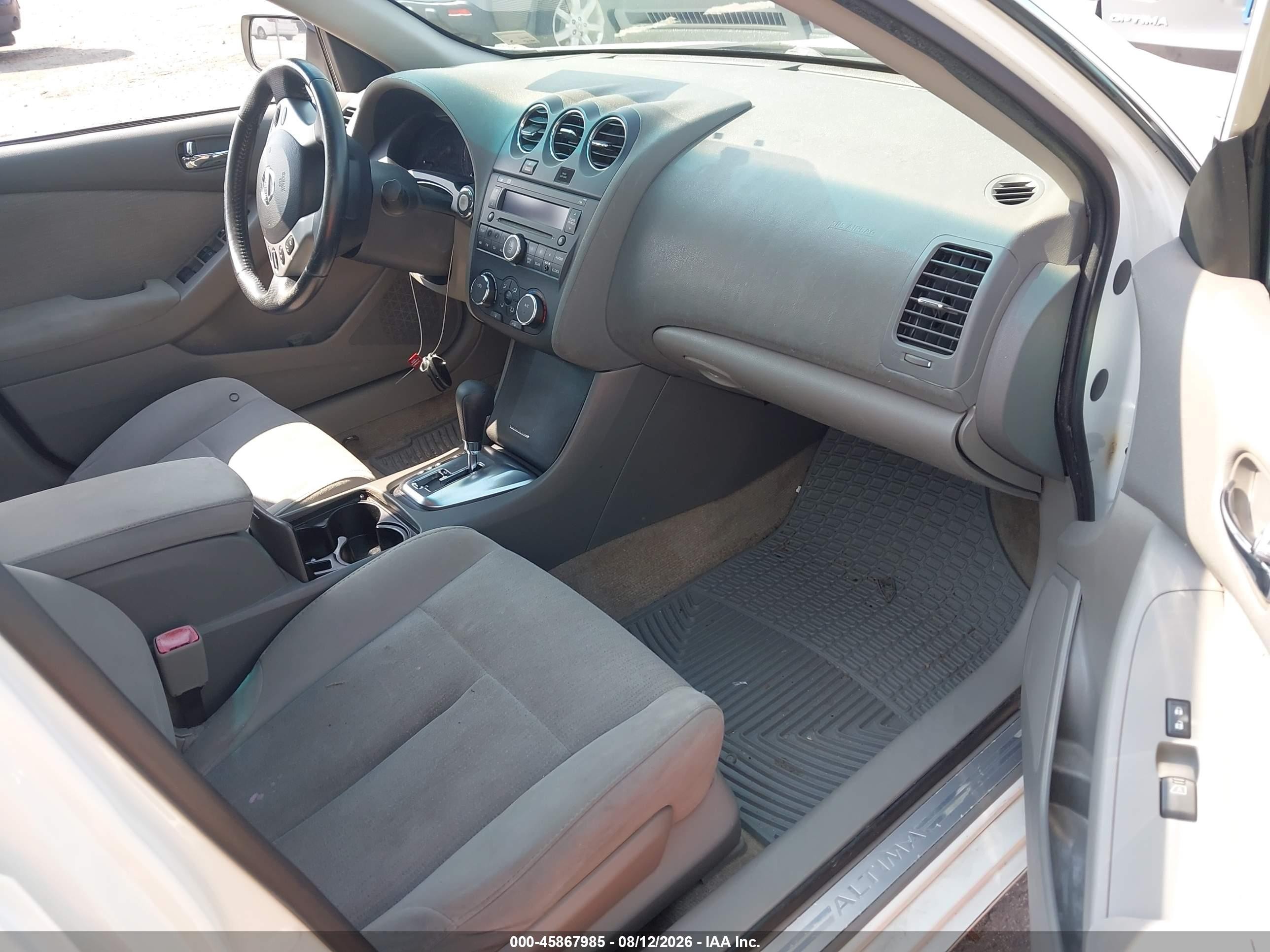 2012 Nissan Altima 2.5 S White vin: 1N4AL2AP6CN533566