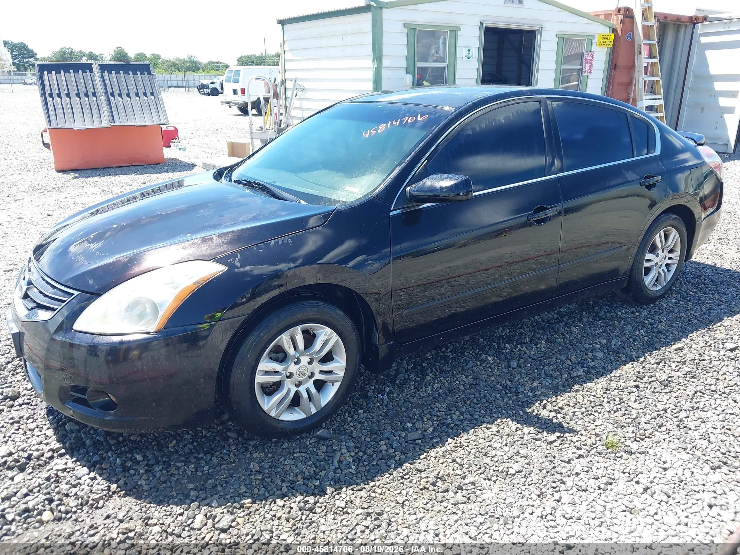 2012 Nissan Altima 2.5 S Black vin: 1N4AL2AP6CN534524
