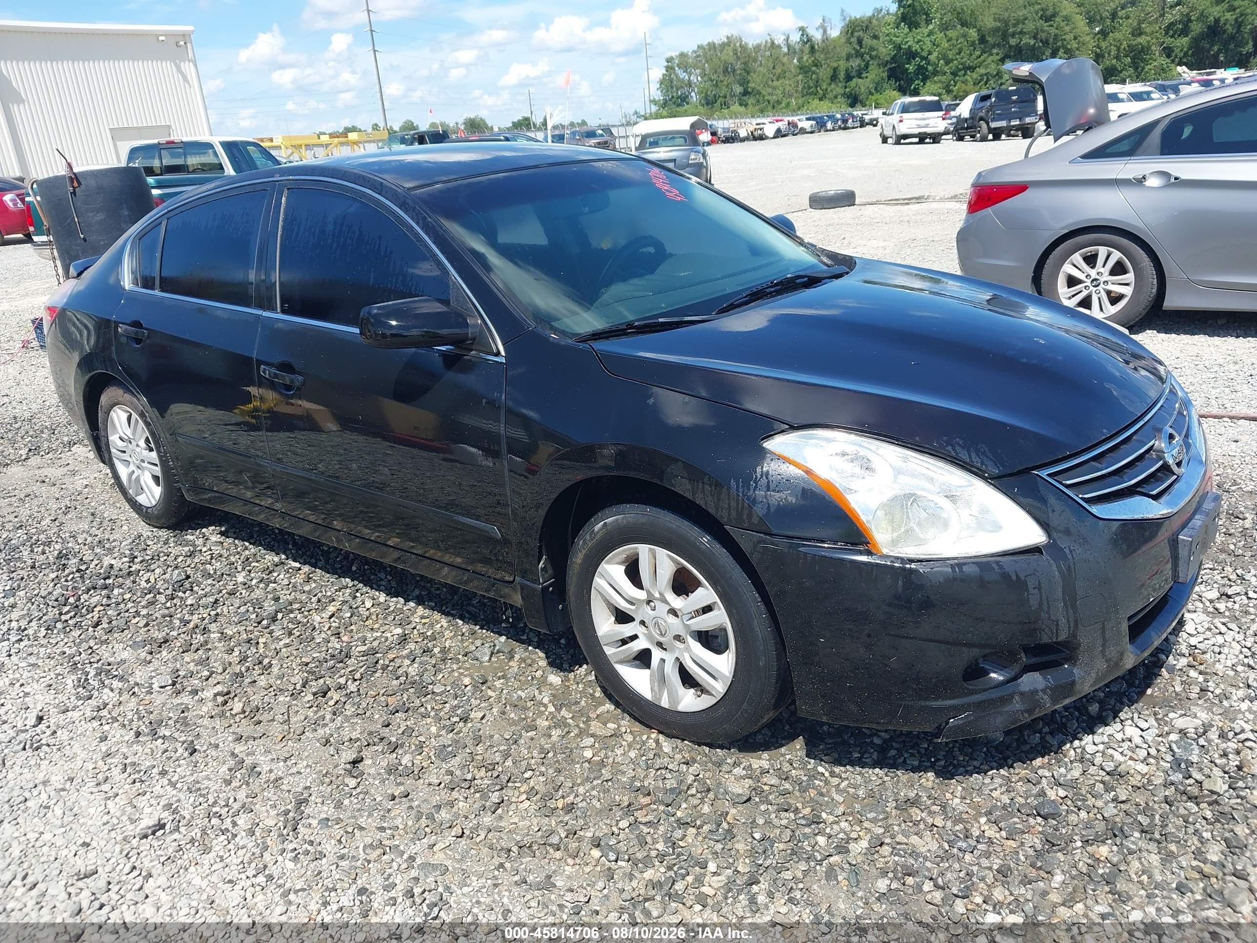 2012 Nissan Altima 2.5 S Black vin: 1N4AL2AP6CN534524
