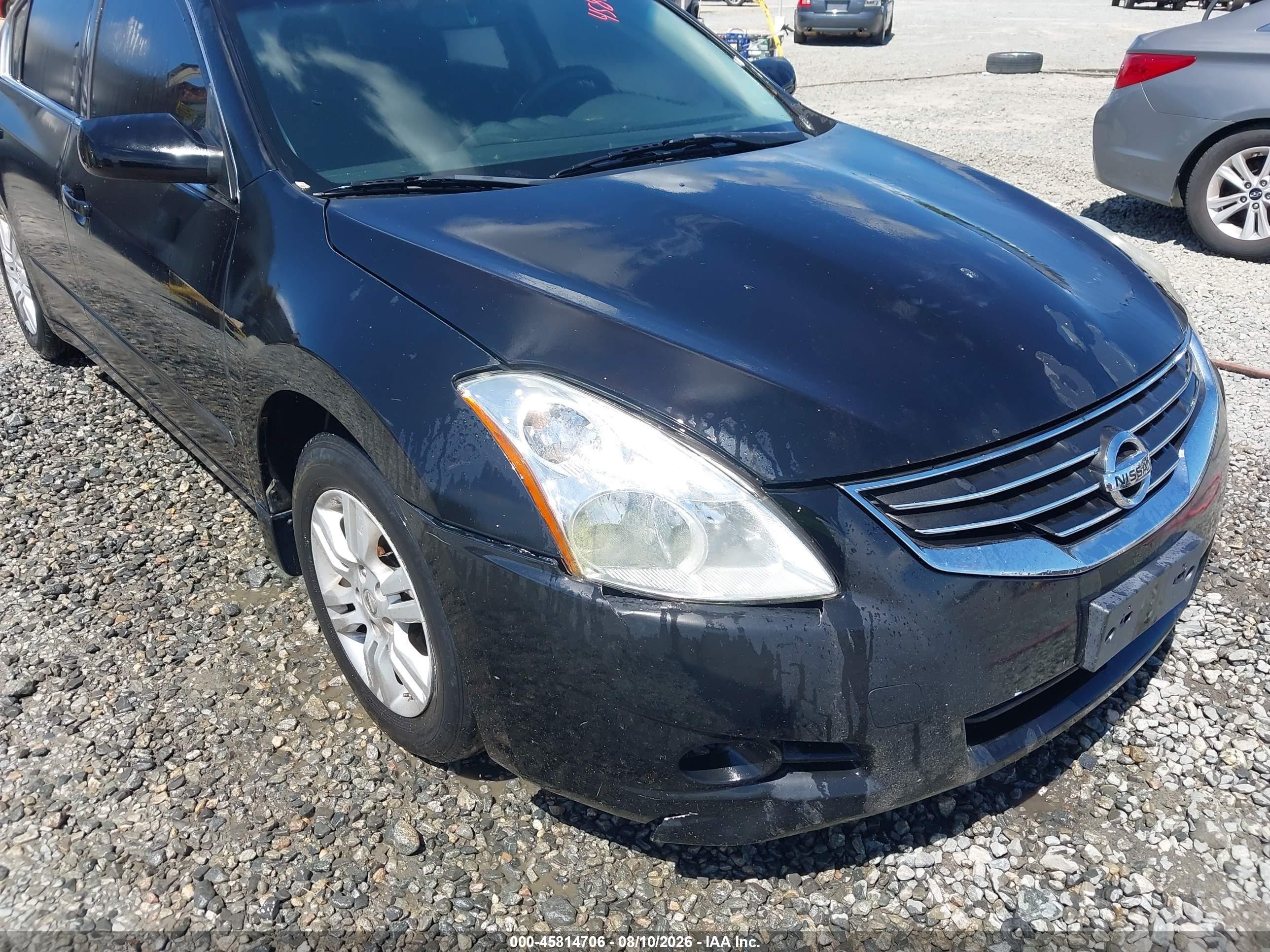 2012 Nissan Altima 2.5 S Black vin: 1N4AL2AP6CN534524