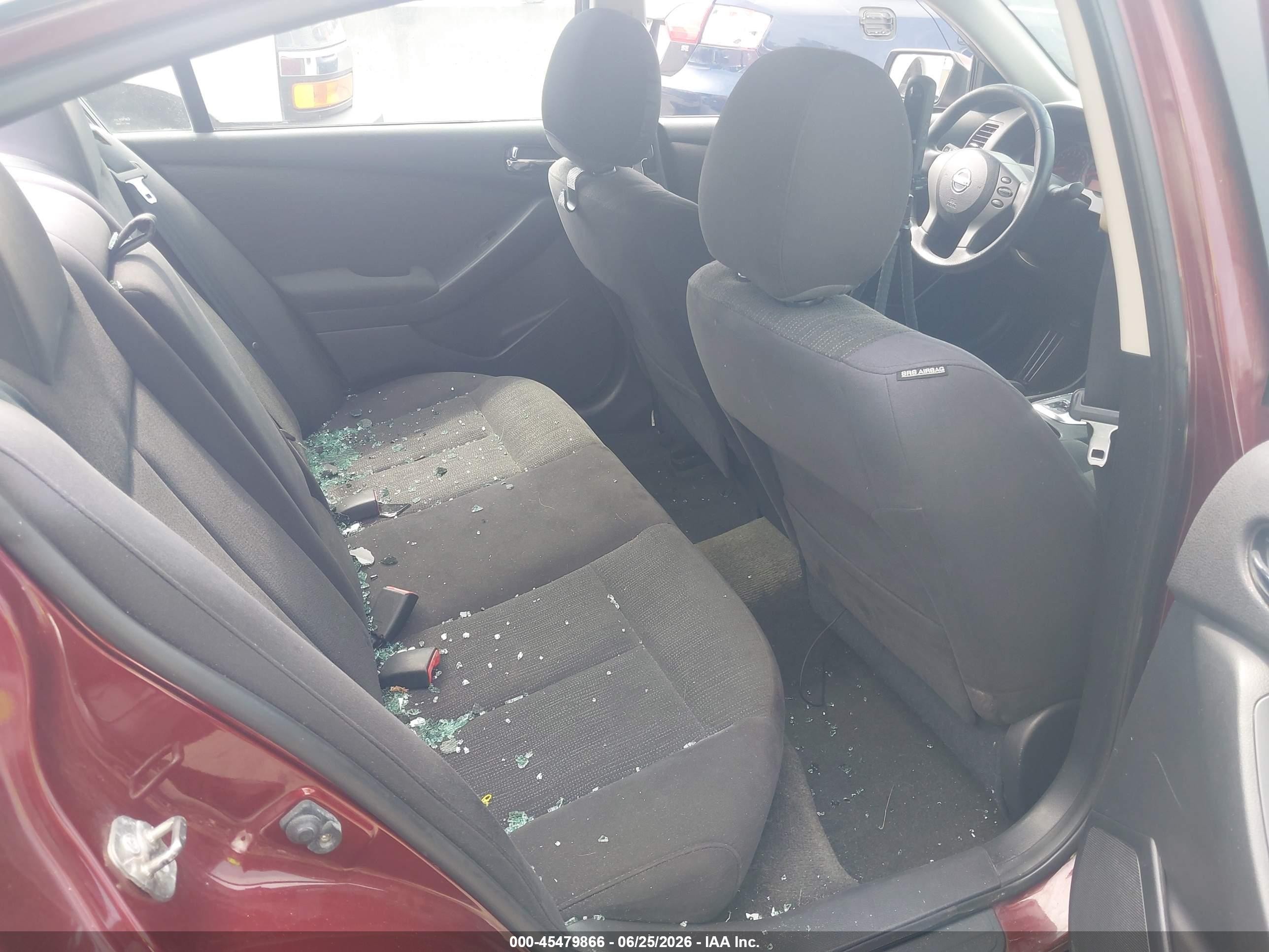 2012 Nissan Altima 2.5 S Темно-бордовый vin: 1N4AL2AP6CN536693