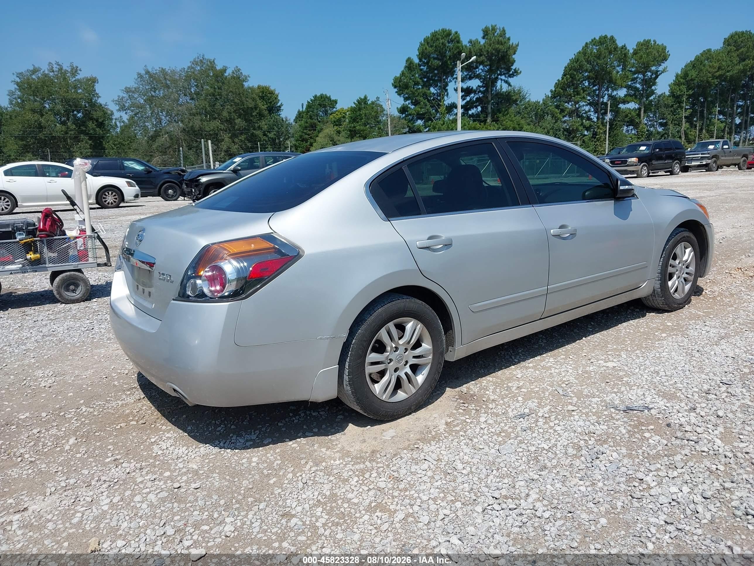 2012 Nissan Altima 2.5 S Silver vin: 1N4AL2AP6CN545149