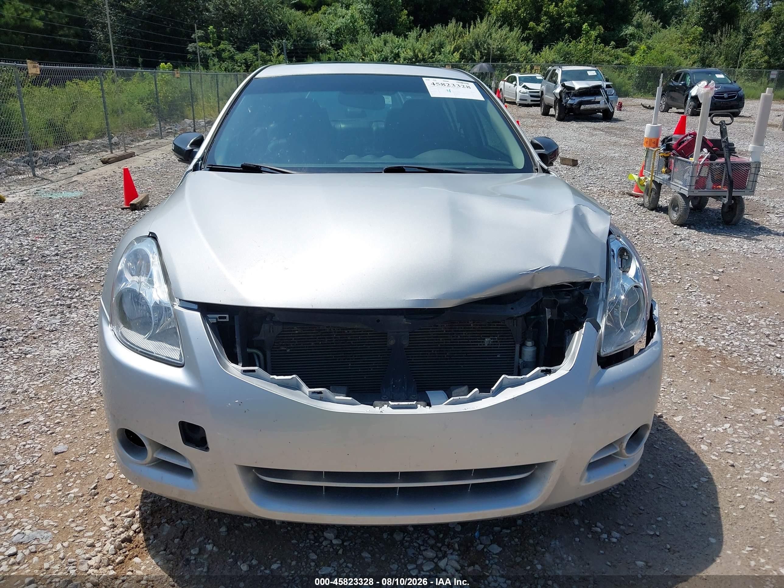 2012 Nissan Altima 2.5 S Silver vin: 1N4AL2AP6CN545149