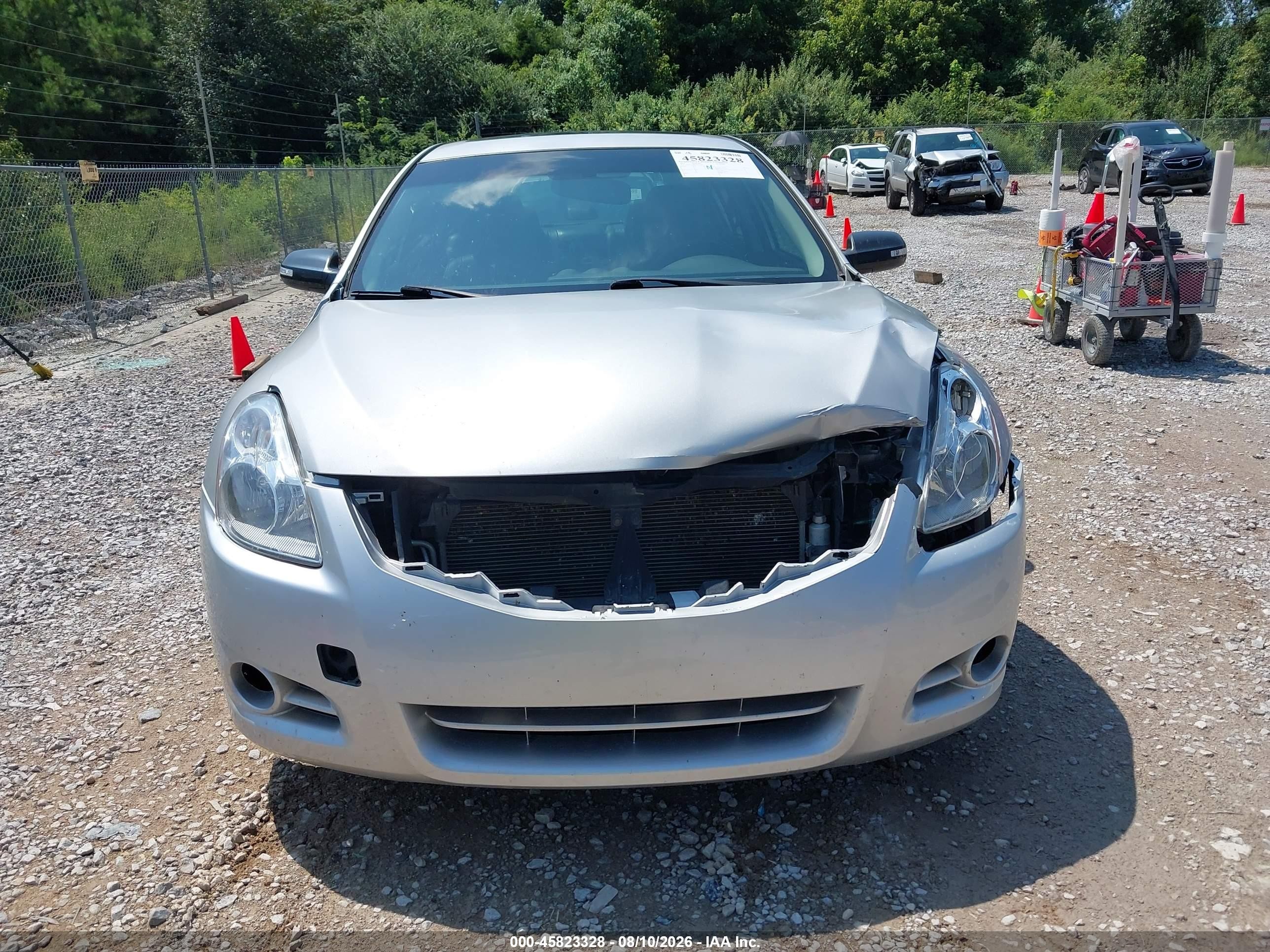 2012 Nissan Altima 2.5 S Silver vin: 1N4AL2AP6CN545149