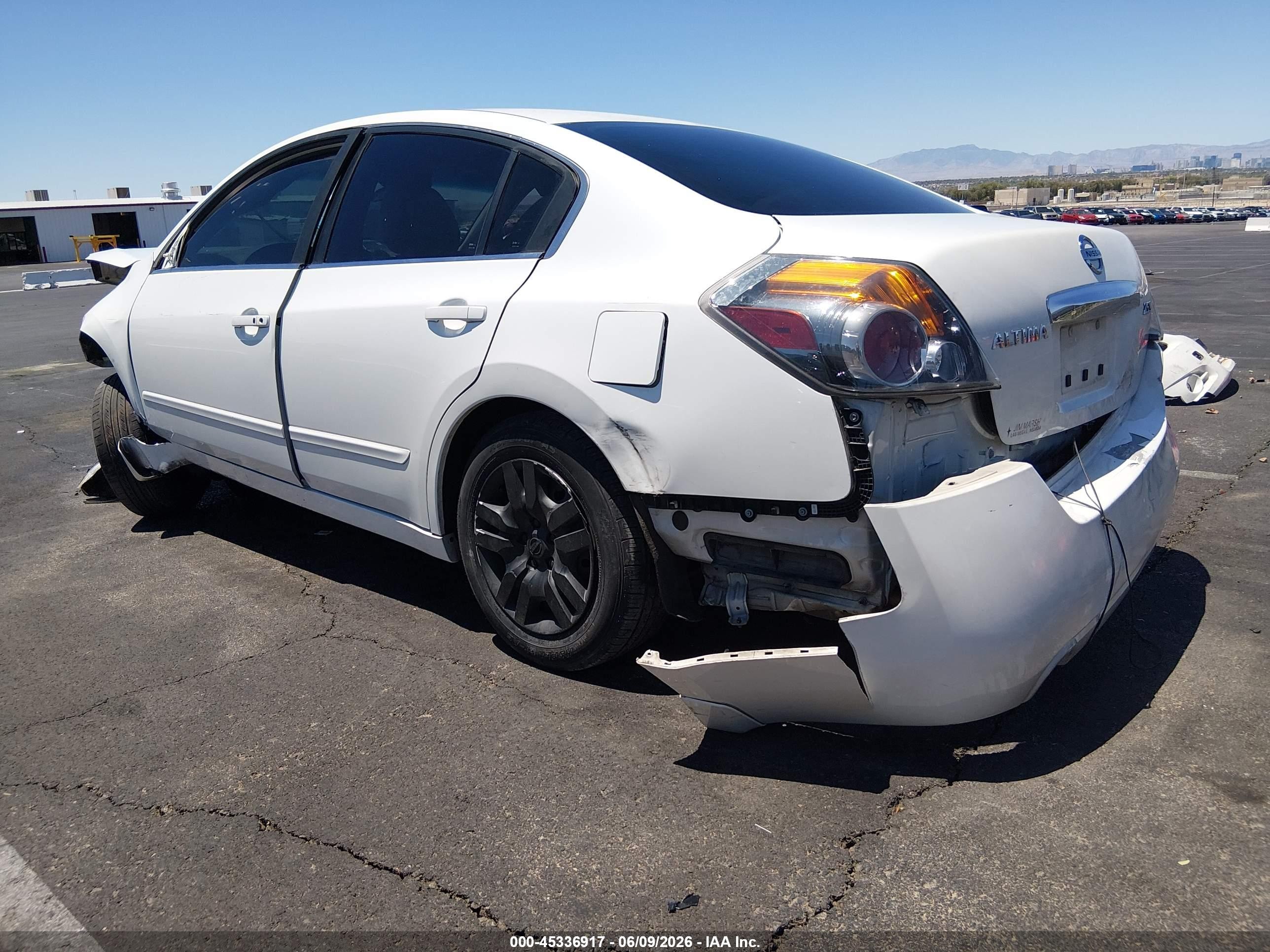 2012 Nissan Altima 2.5 S White vin: 1N4AL2AP6CN571010