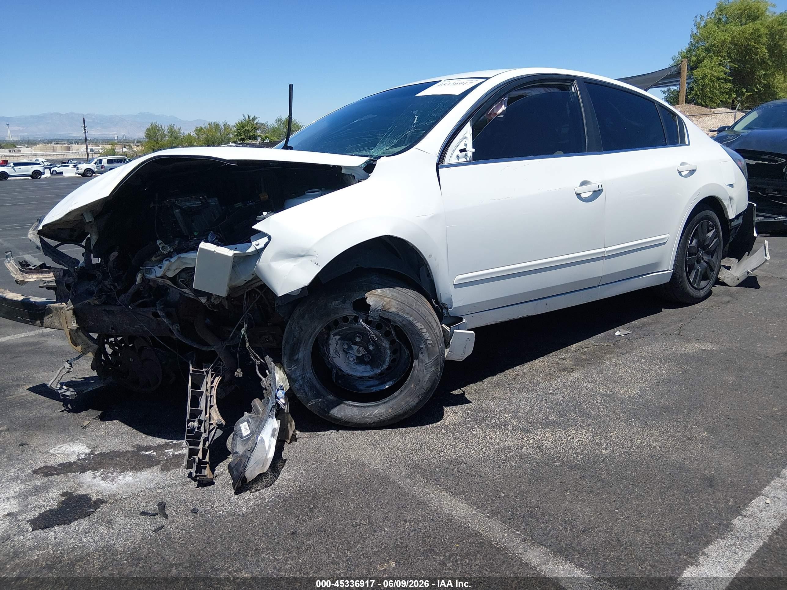 2012 Nissan Altima 2.5 S White vin: 1N4AL2AP6CN571010