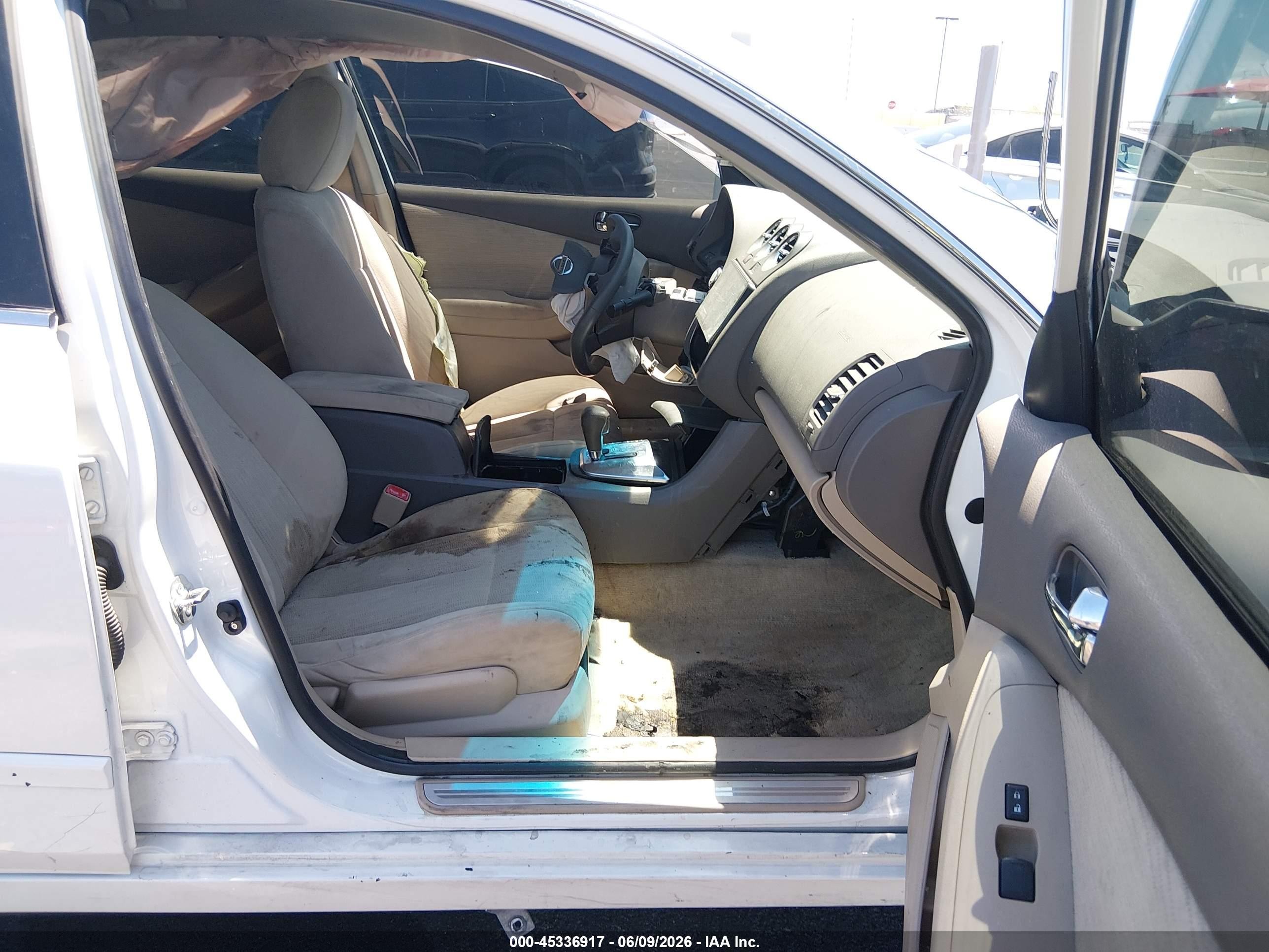 2012 Nissan Altima 2.5 S White vin: 1N4AL2AP6CN571010