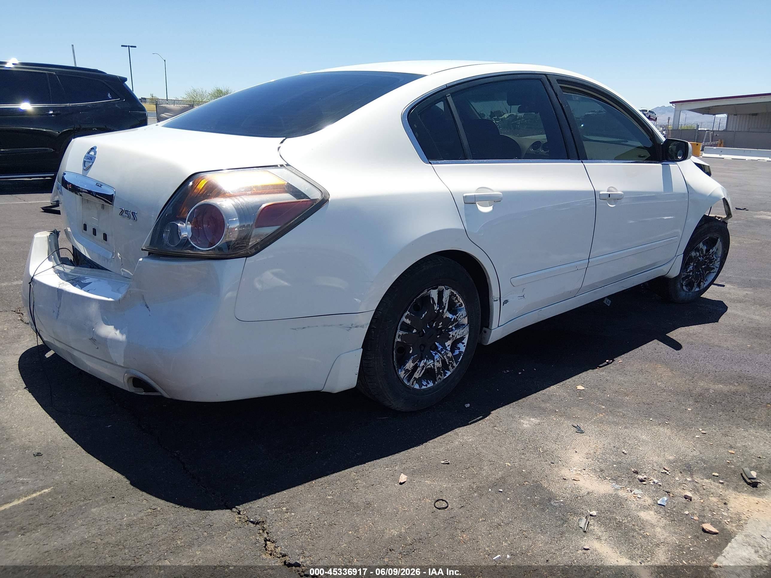 2012 Nissan Altima 2.5 S White vin: 1N4AL2AP6CN571010