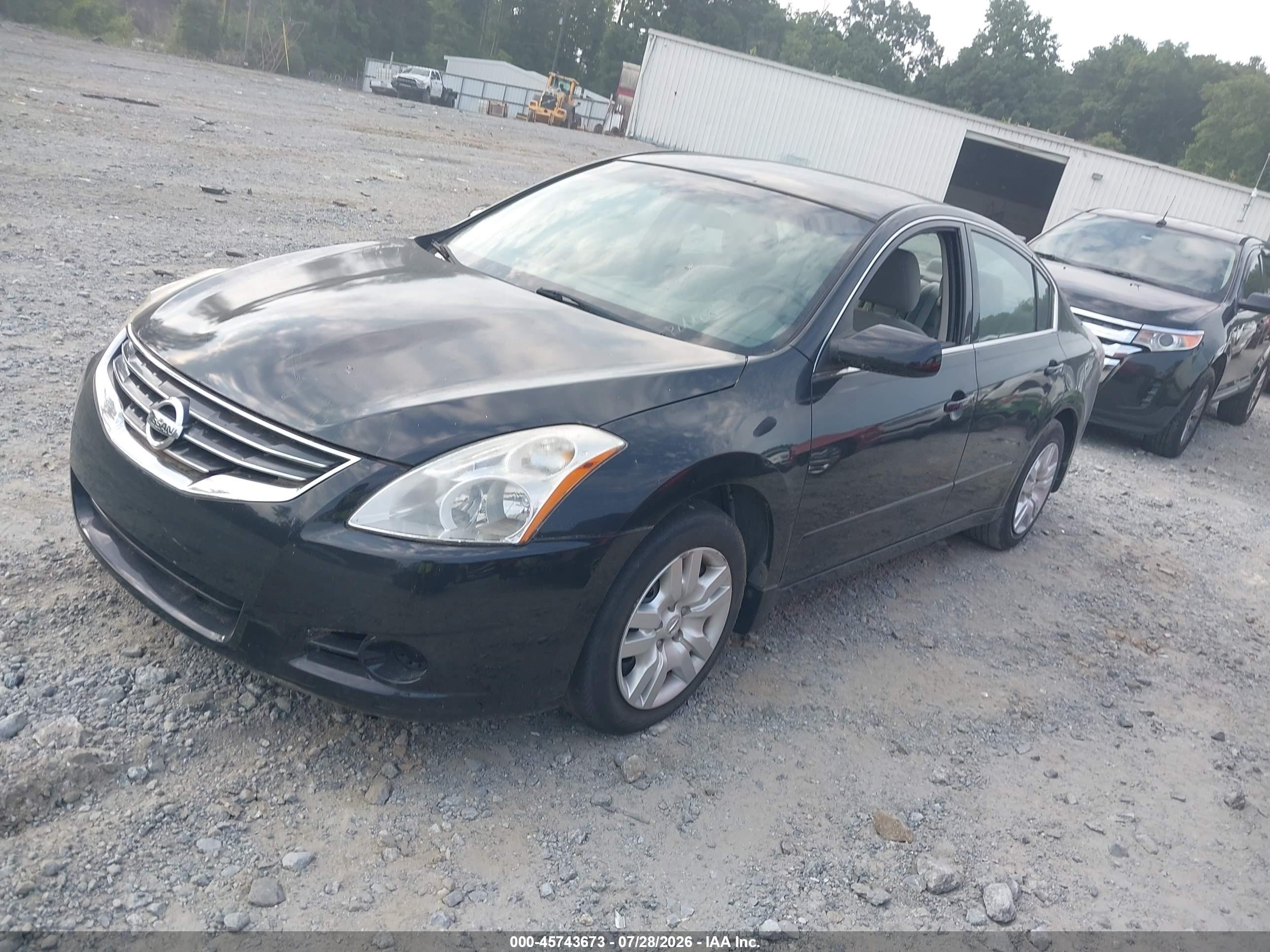 2012 Nissan Altima 2.5 S Black vin: 1N4AL2AP6CN577843