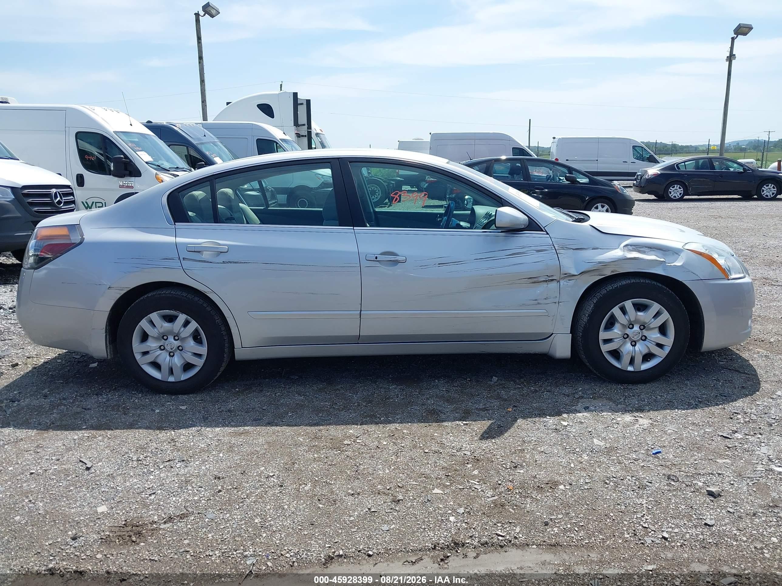 2012 Nissan Altima 2.5 S Silver vin: 1N4AL2AP6CN578071