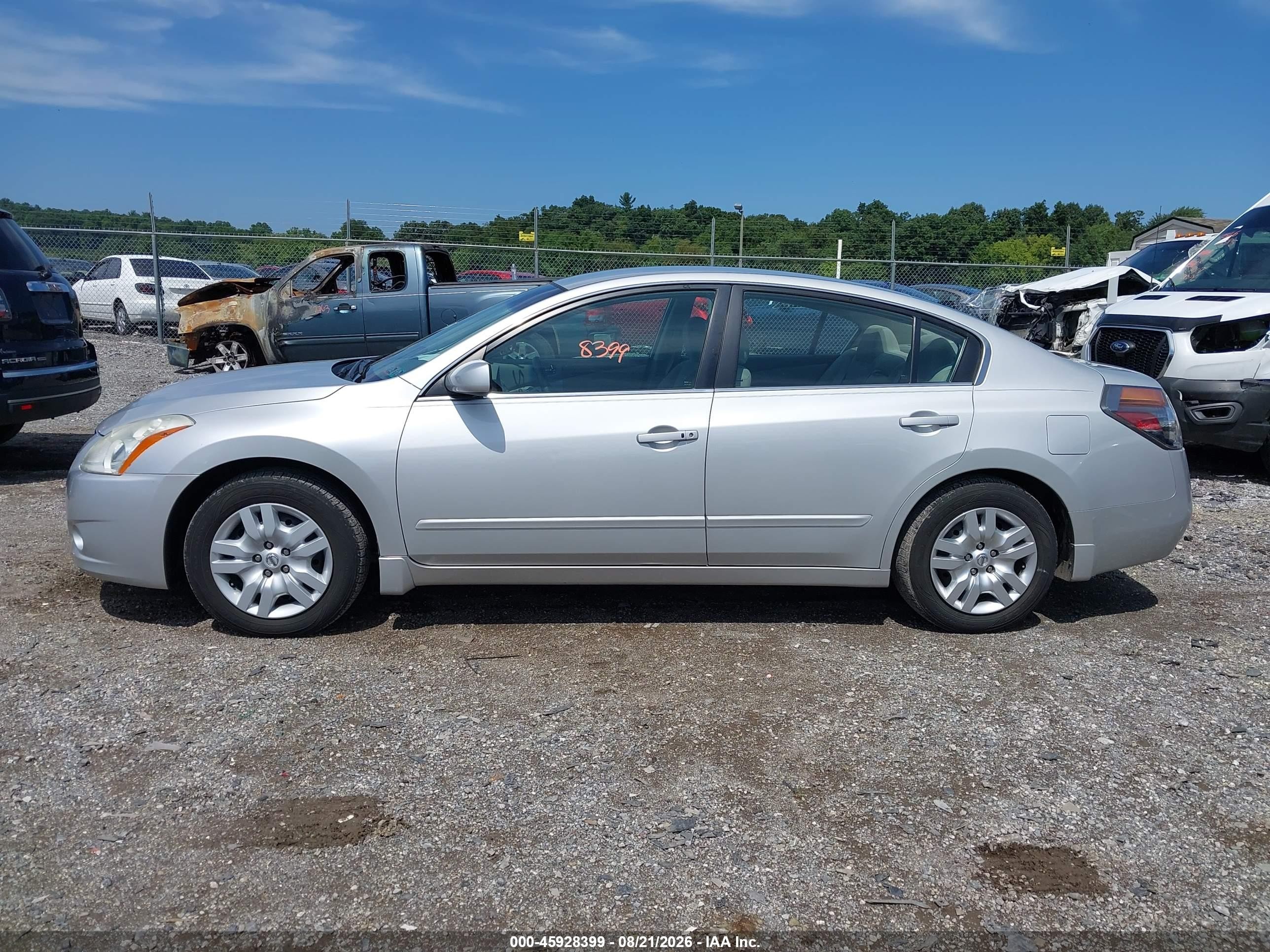 2012 Nissan Altima 2.5 S Silver vin: 1N4AL2AP6CN578071