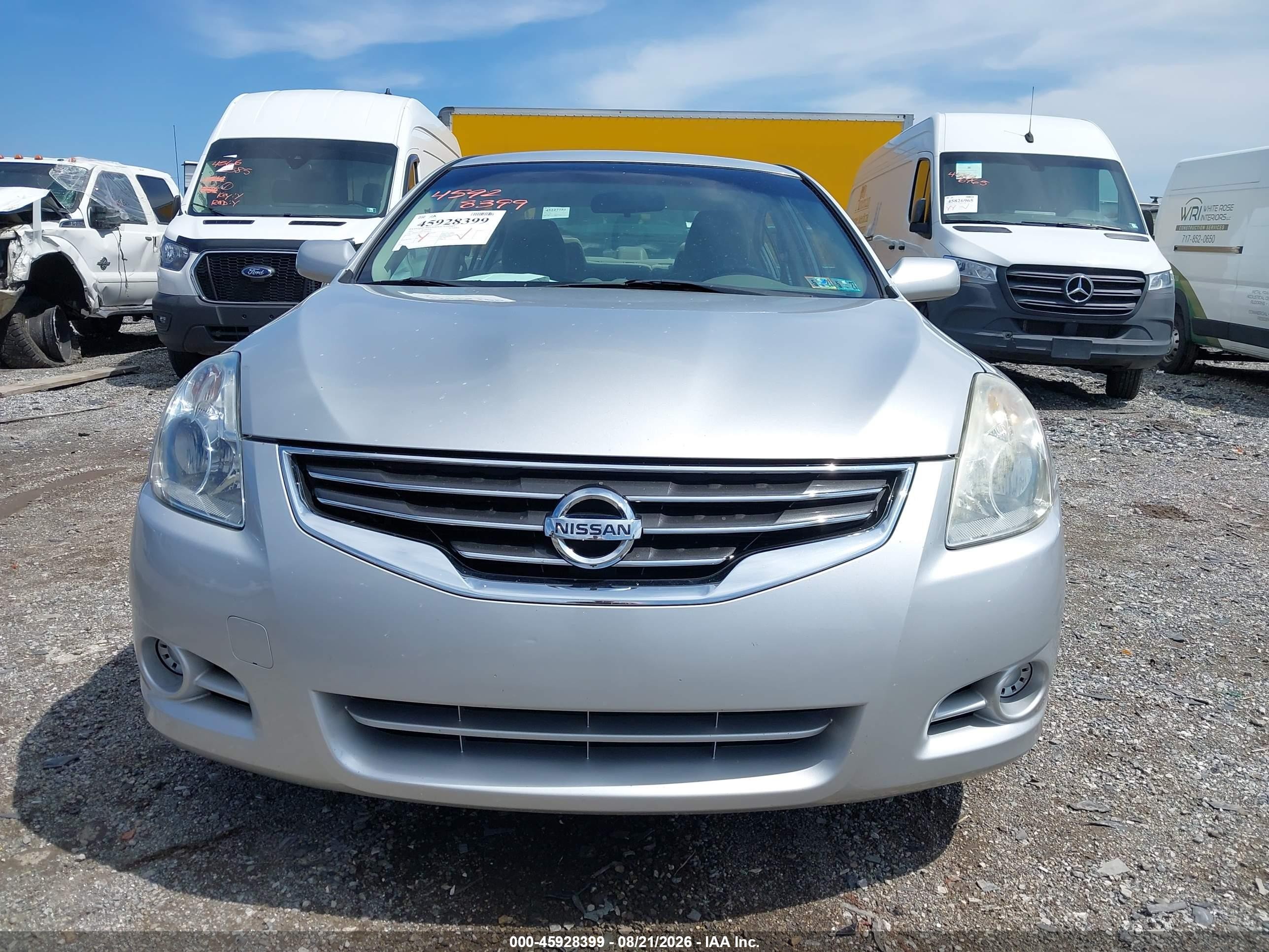 2012 Nissan Altima 2.5 S Silver vin: 1N4AL2AP6CN578071